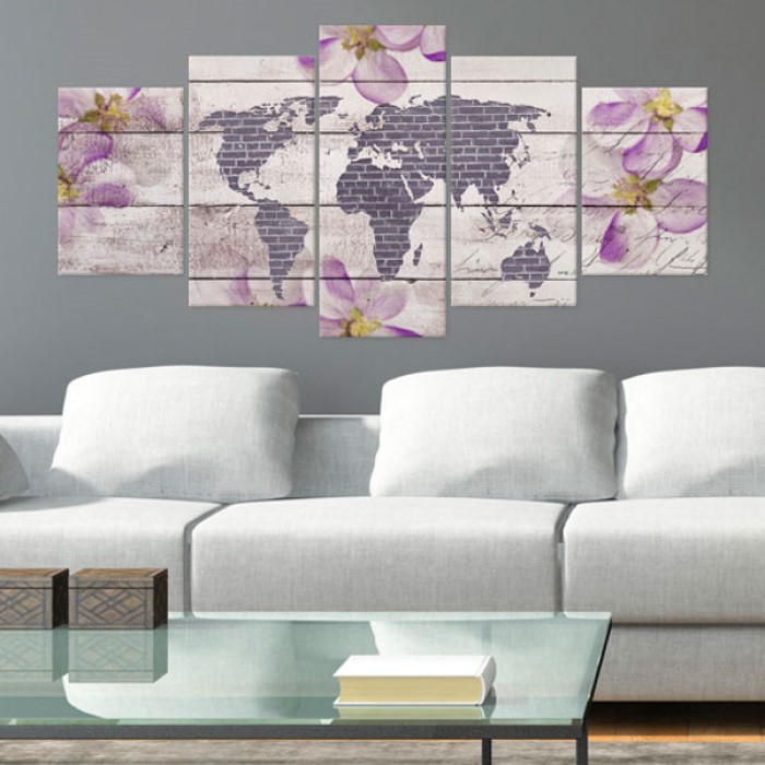 Tavla Arkiio Romantic World Map