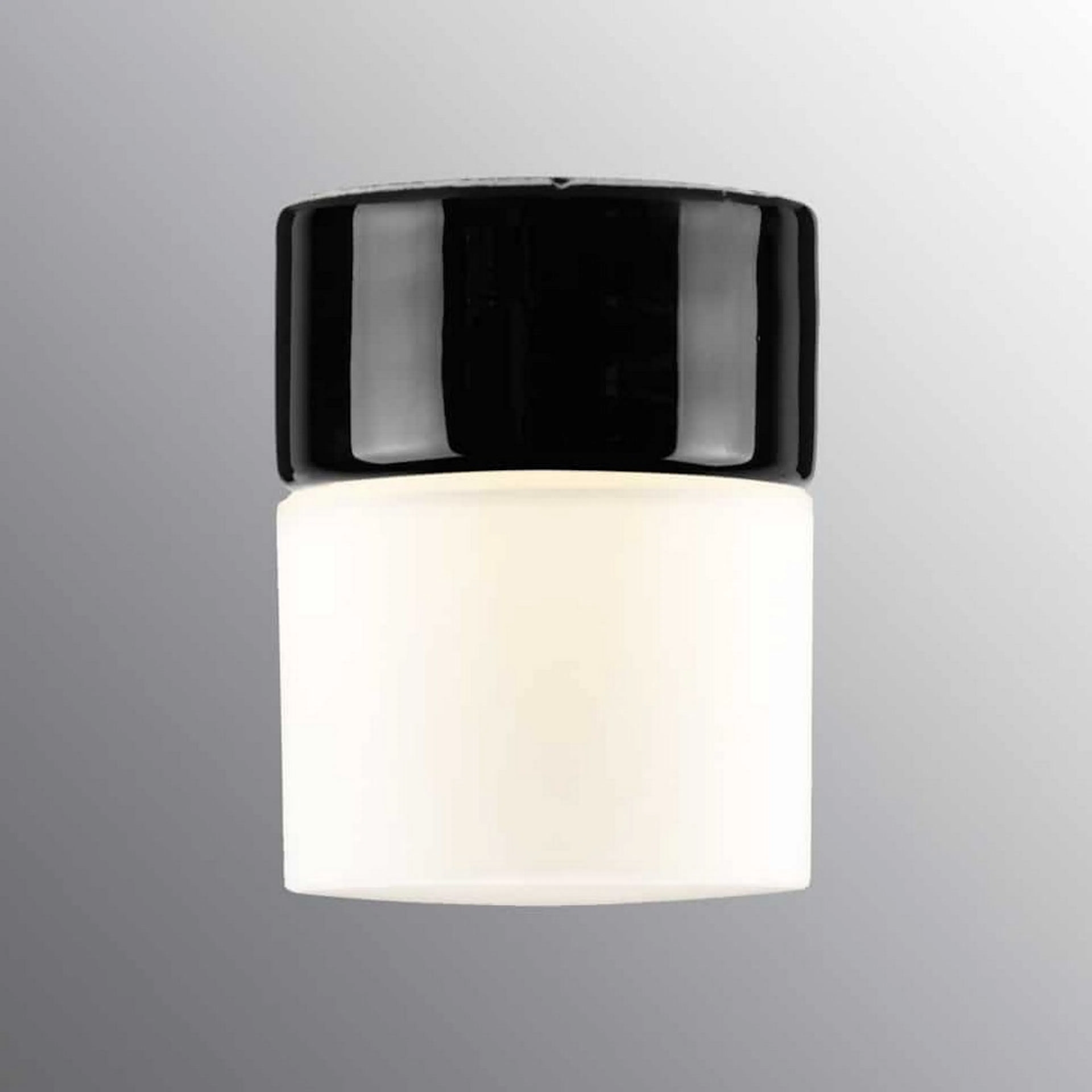 Vägg-/Taklampa Ifö Electric Opus 100/125 Svart Rak IP44 G9