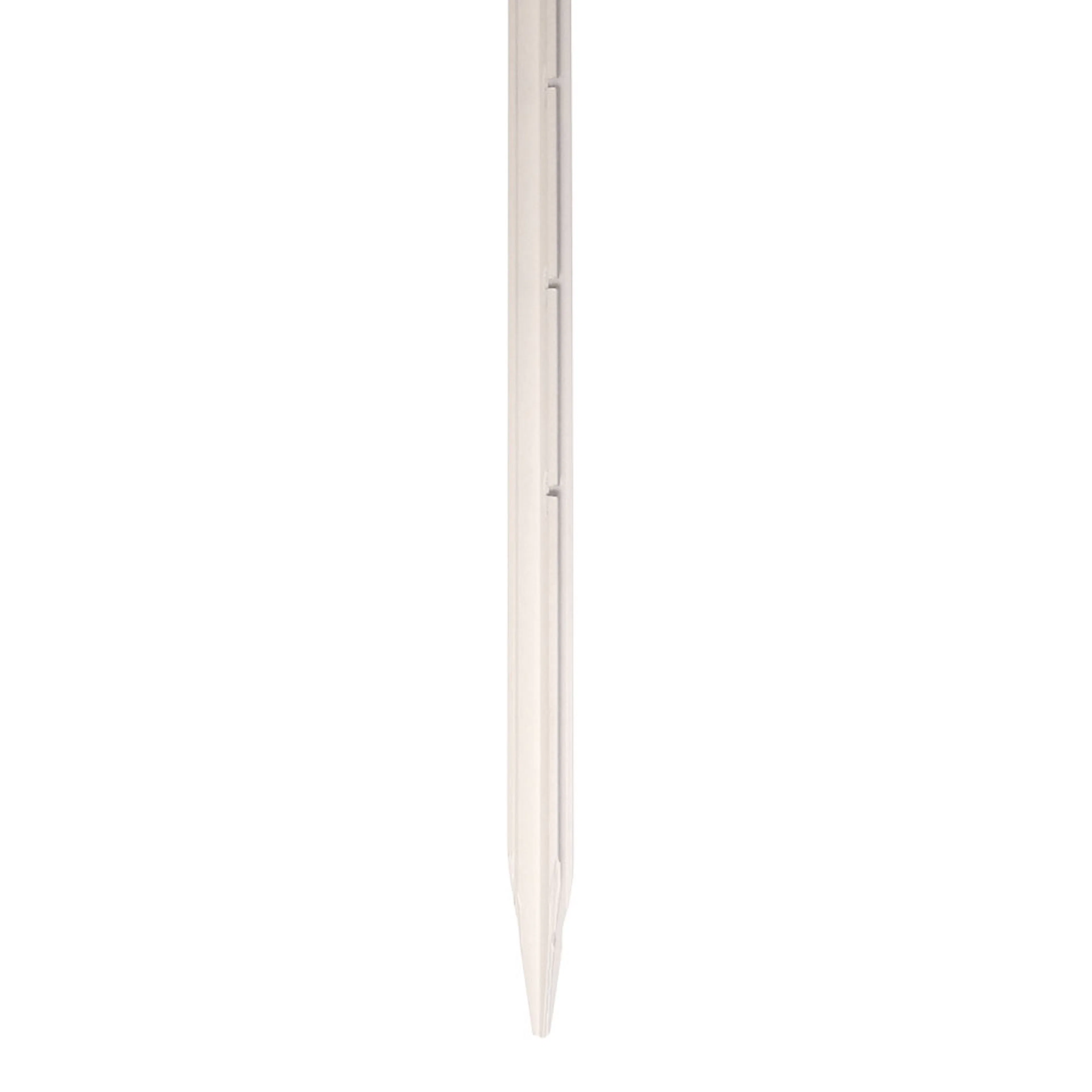 Stjärnprofilstolpe vit 115 cm 1150 mm, Vit
