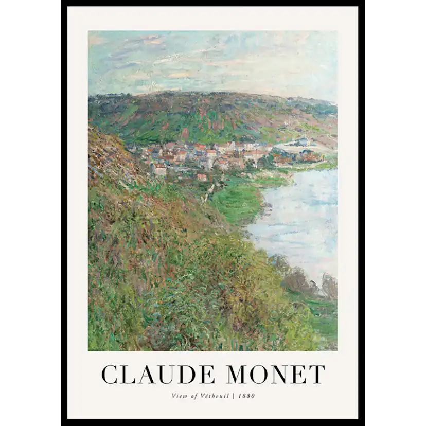 Poster Gallerix View Of Vetheuil 1880 By Claude Monet 1