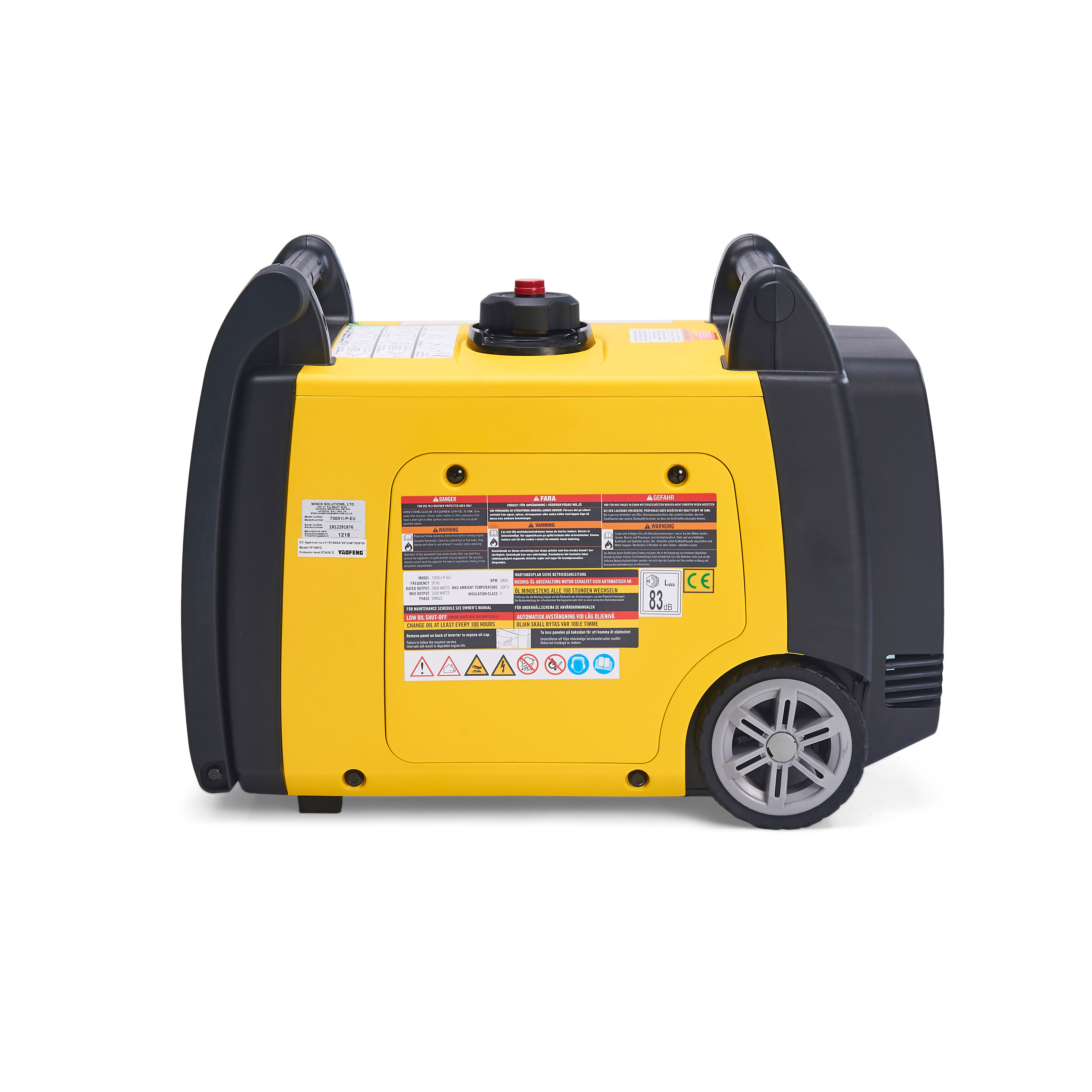 Inverterelverk Champion Generators 73001i 3,5kW Premium med fjärrstart