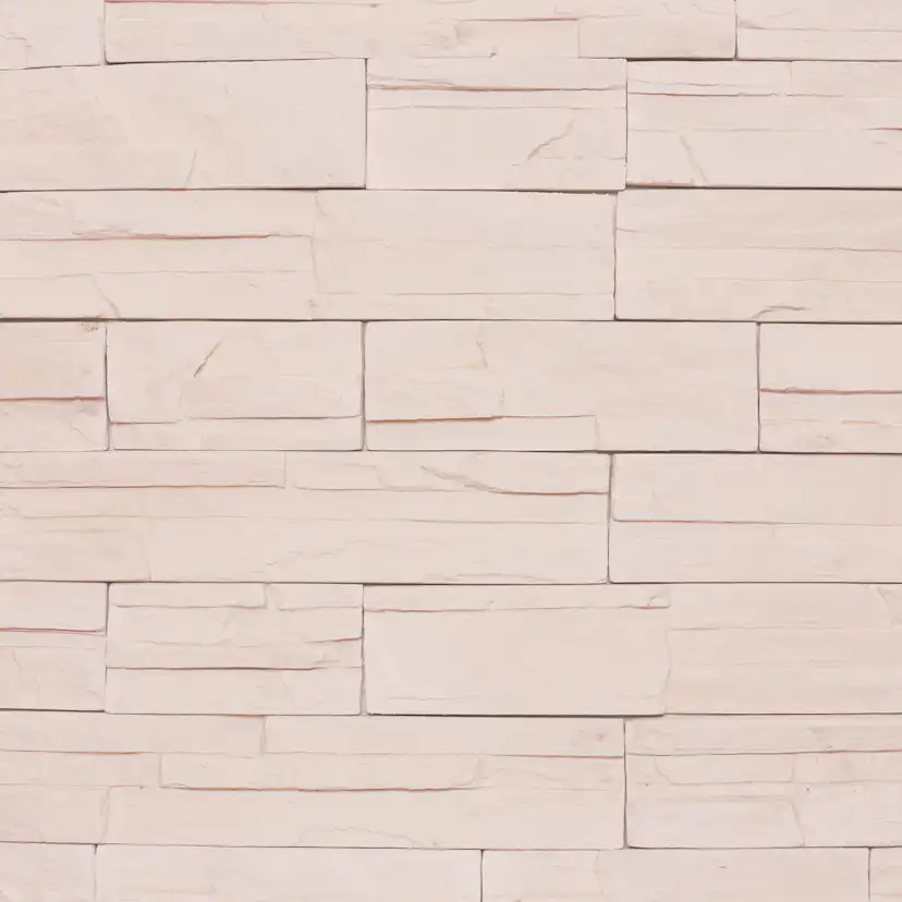 Väggsten ArtStone Flatsten Profit Rustic Stone White