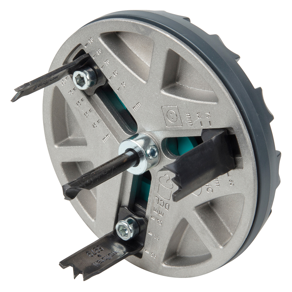Ställbar Wolfcraft Proffshålsåg Ø 45-90mm