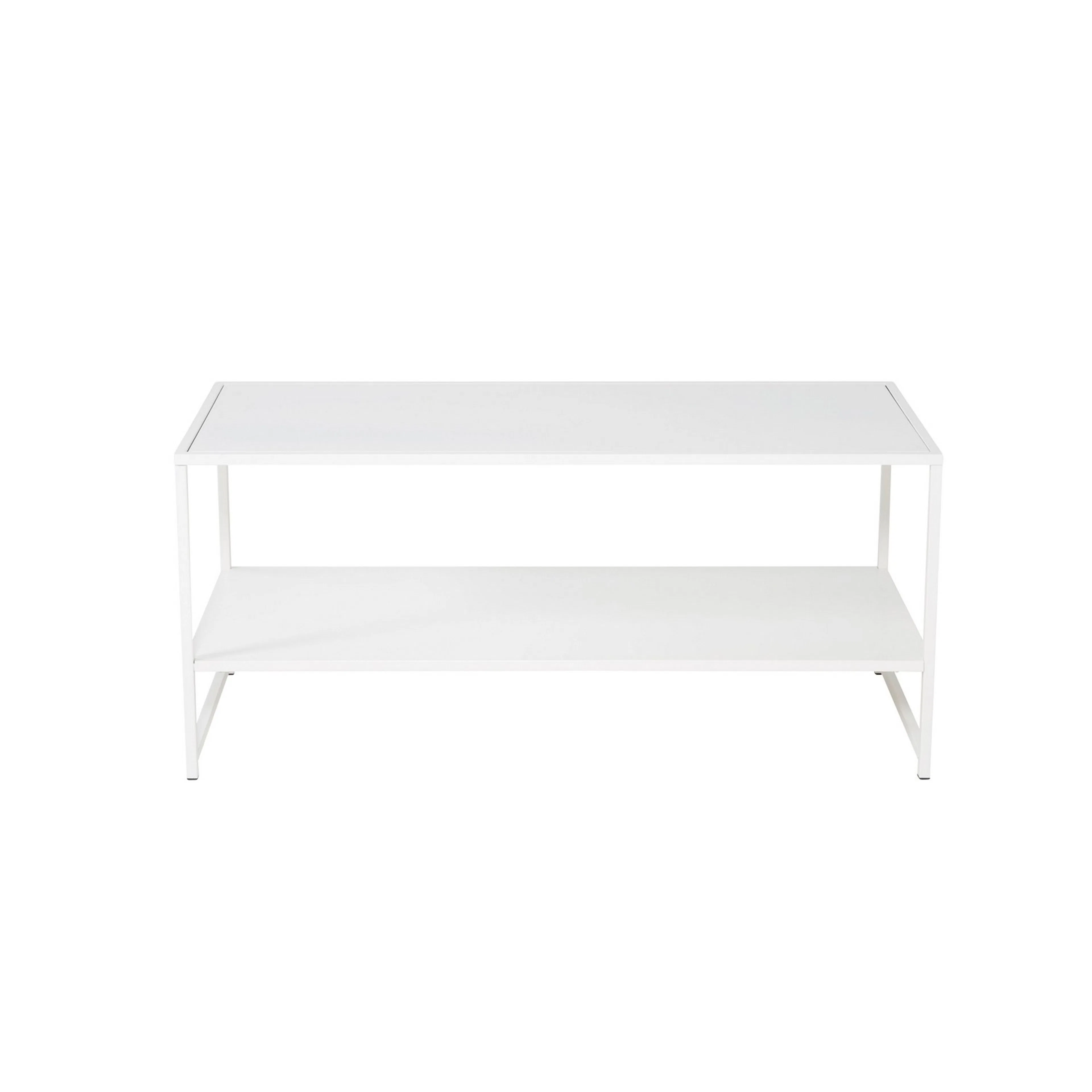 Staal - End Table- White Vit