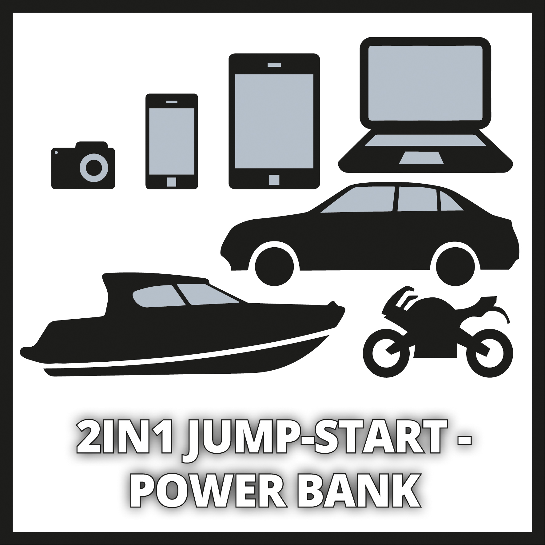 Starthjälp Einhell CE-JS 18/1 med Powerbank