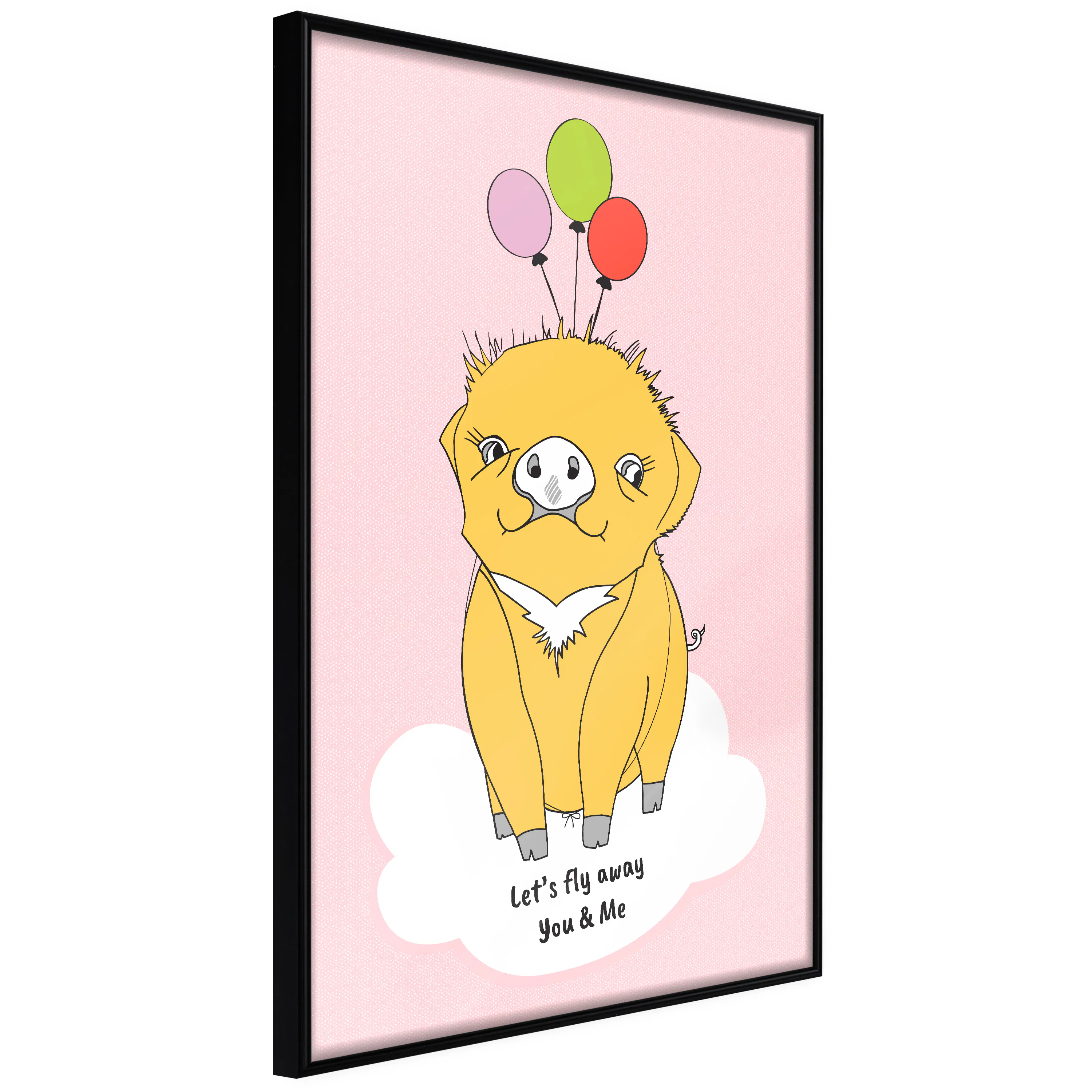 Poster Artgeist Affisch Soaring Pig