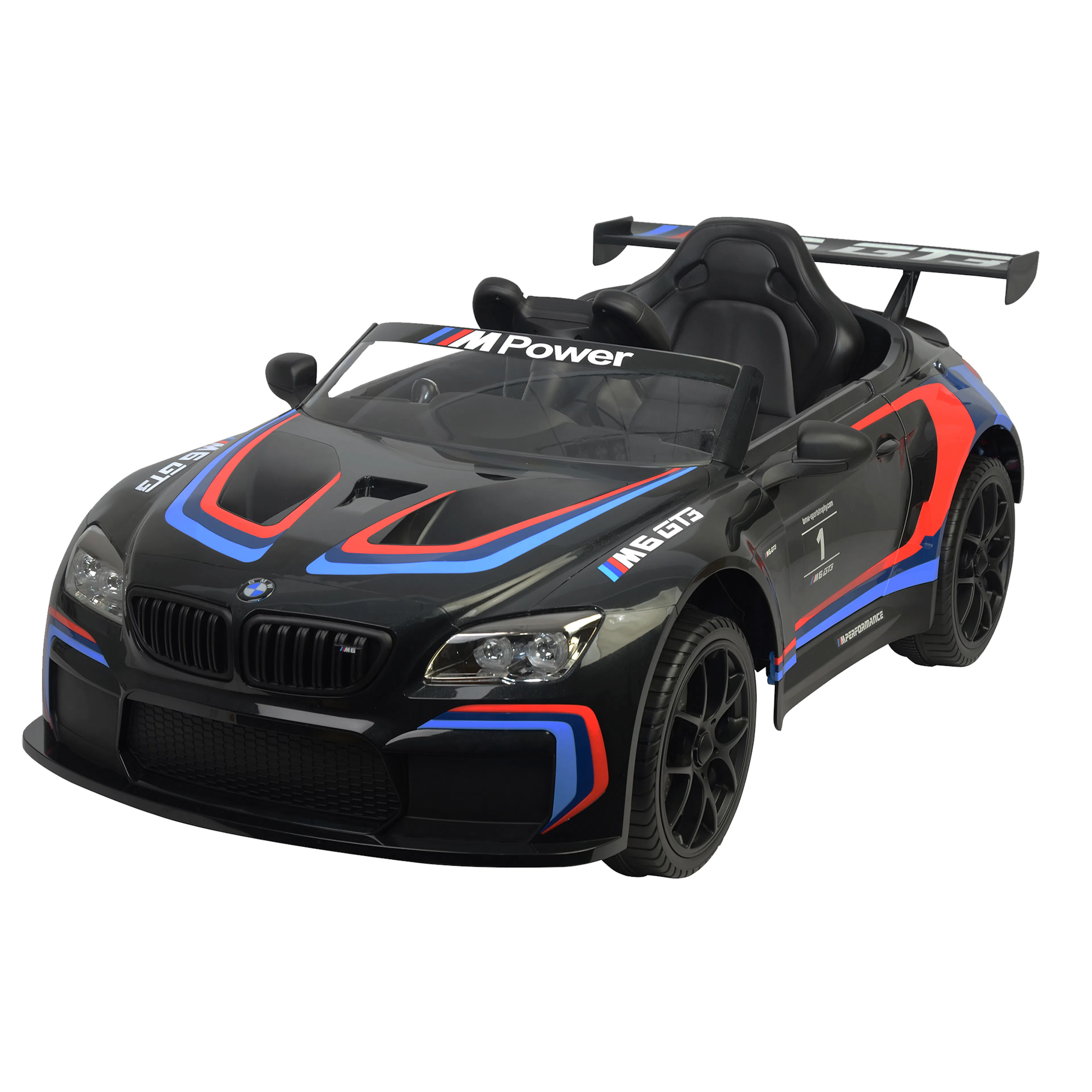 Elbil Nordic Play BMW M6GT3 Licens 12V Svart