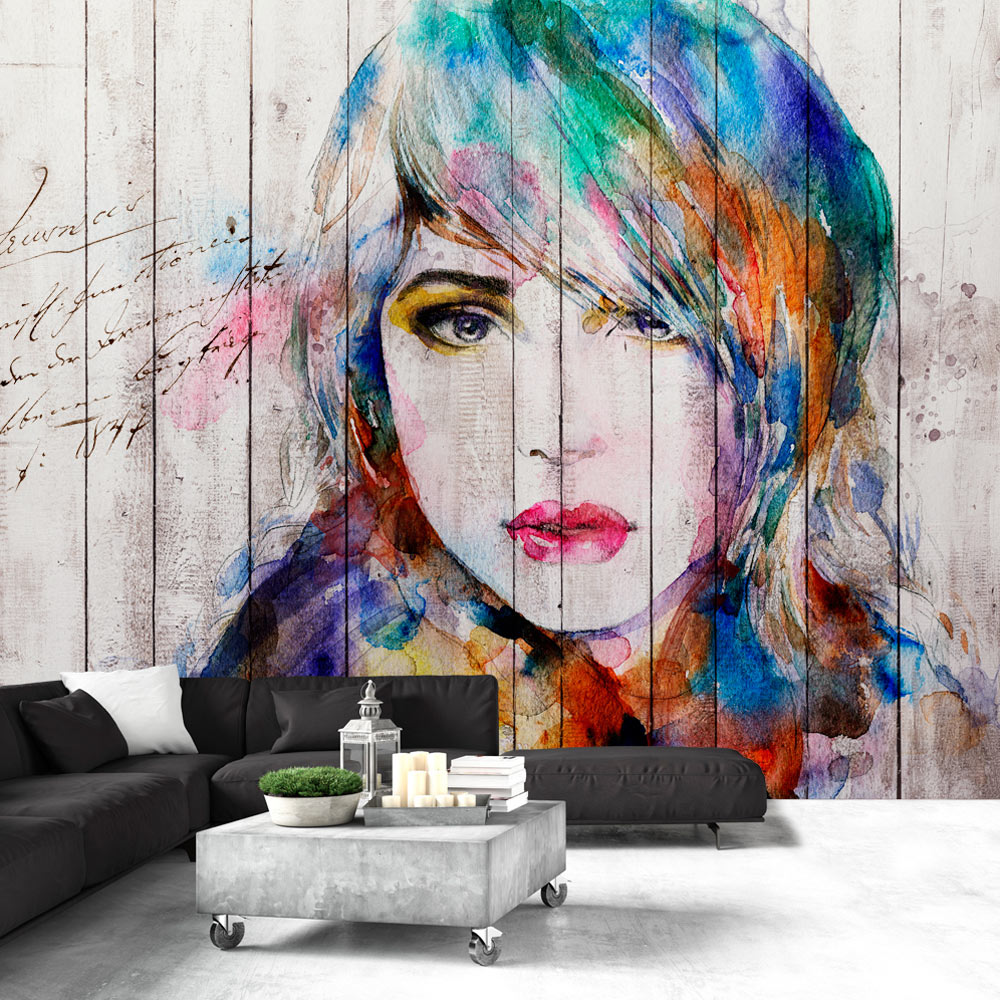 Fototapet Arkiio Wooden Portrait