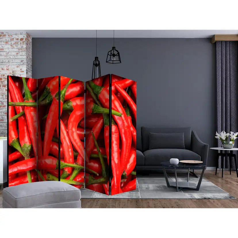 Rumsavdelare Arkiio Chili Pepper Background II 225x172 cm