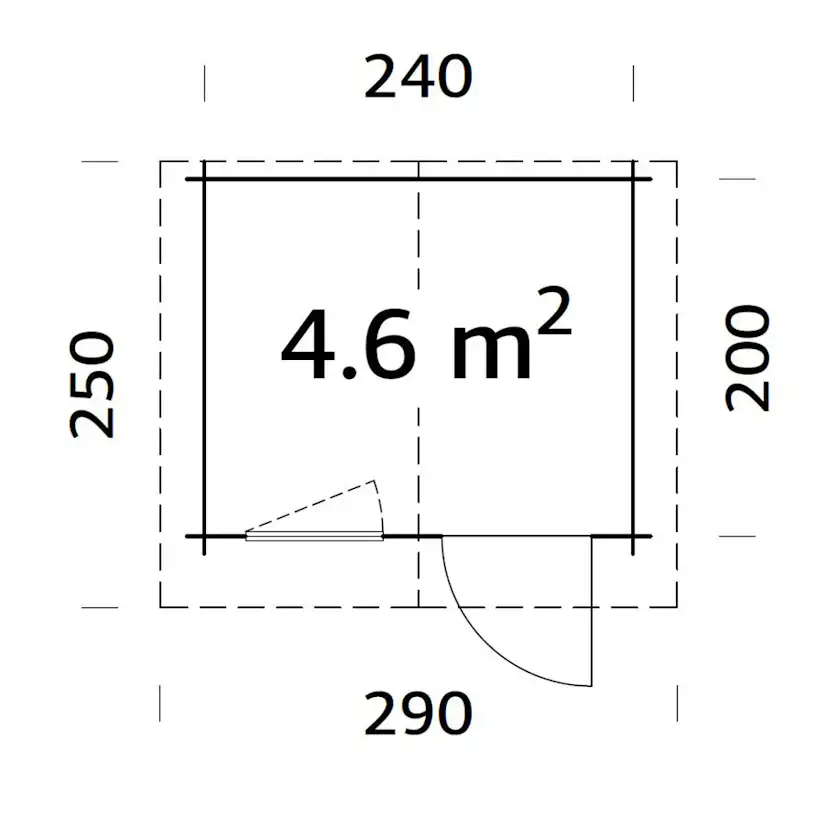 Stuga Palmako Emma 4,8