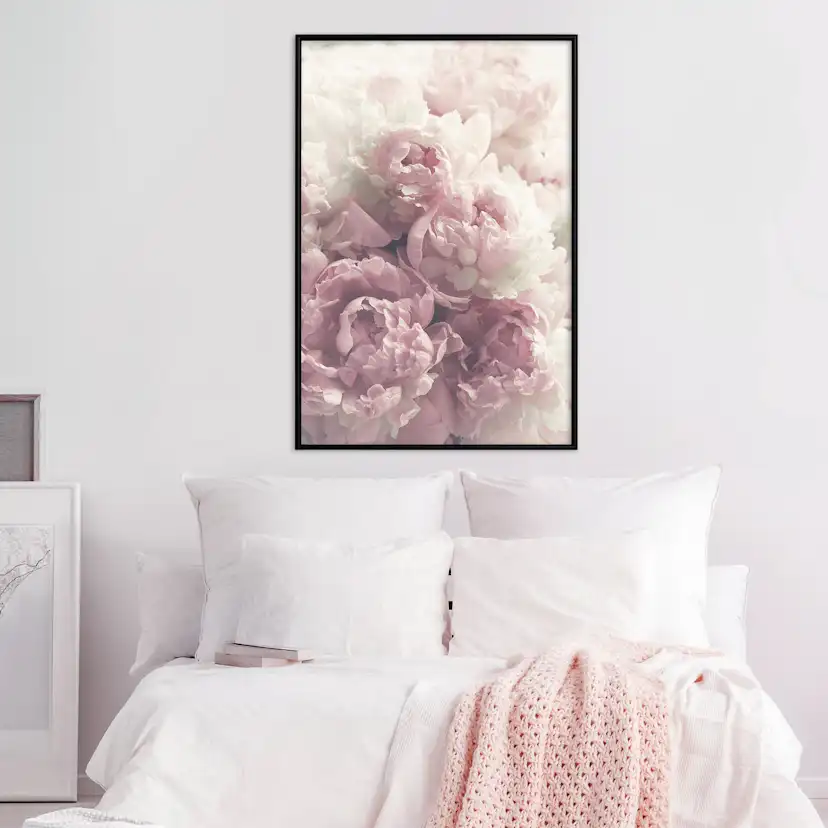 Poster Artgeist Affisch Delicate Peonies
