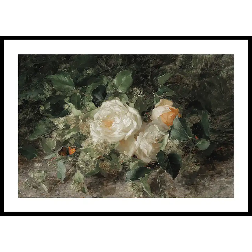 Poster Gallerix A Bouquet Of Roses By Olga Wisinger-Florian