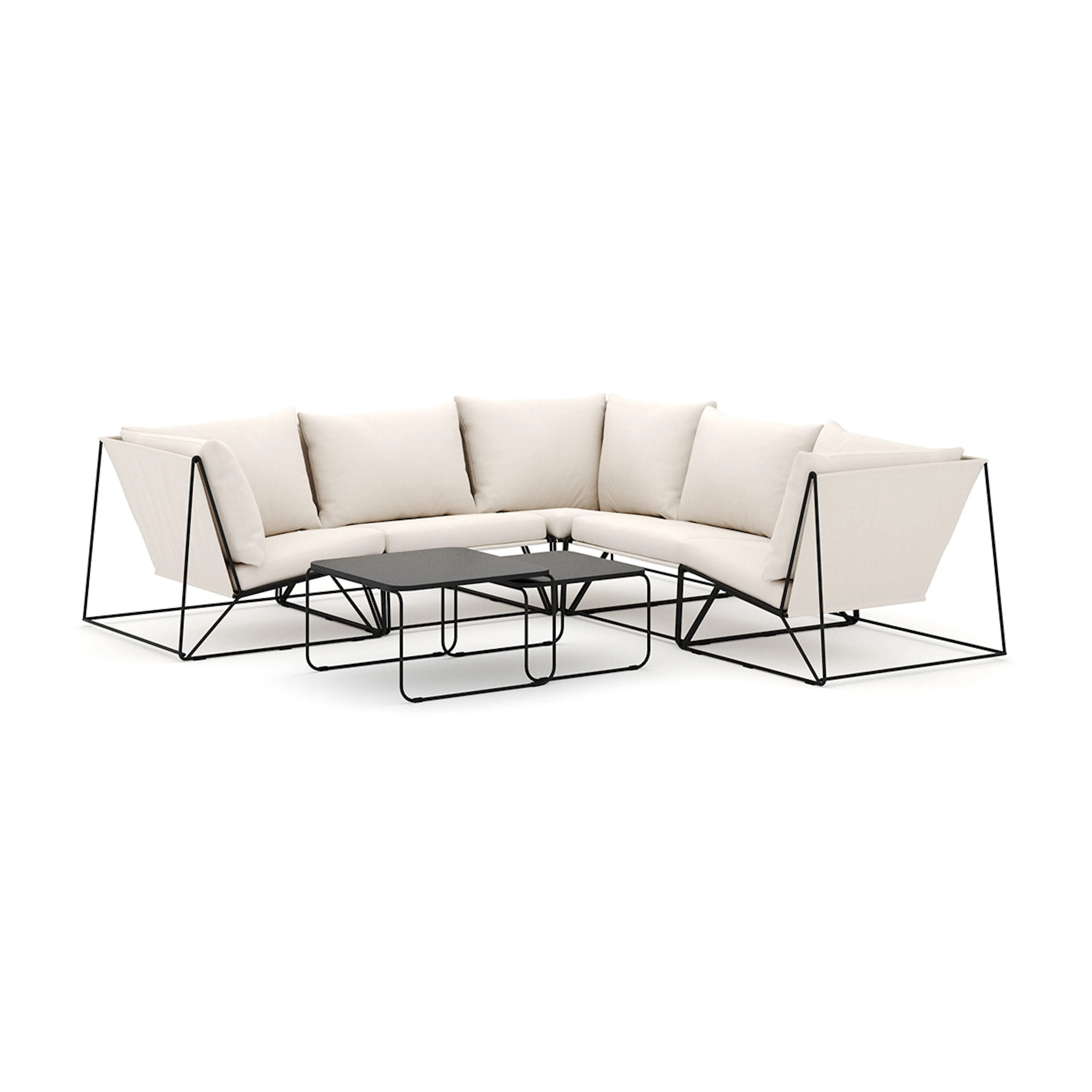 Svart/Beige