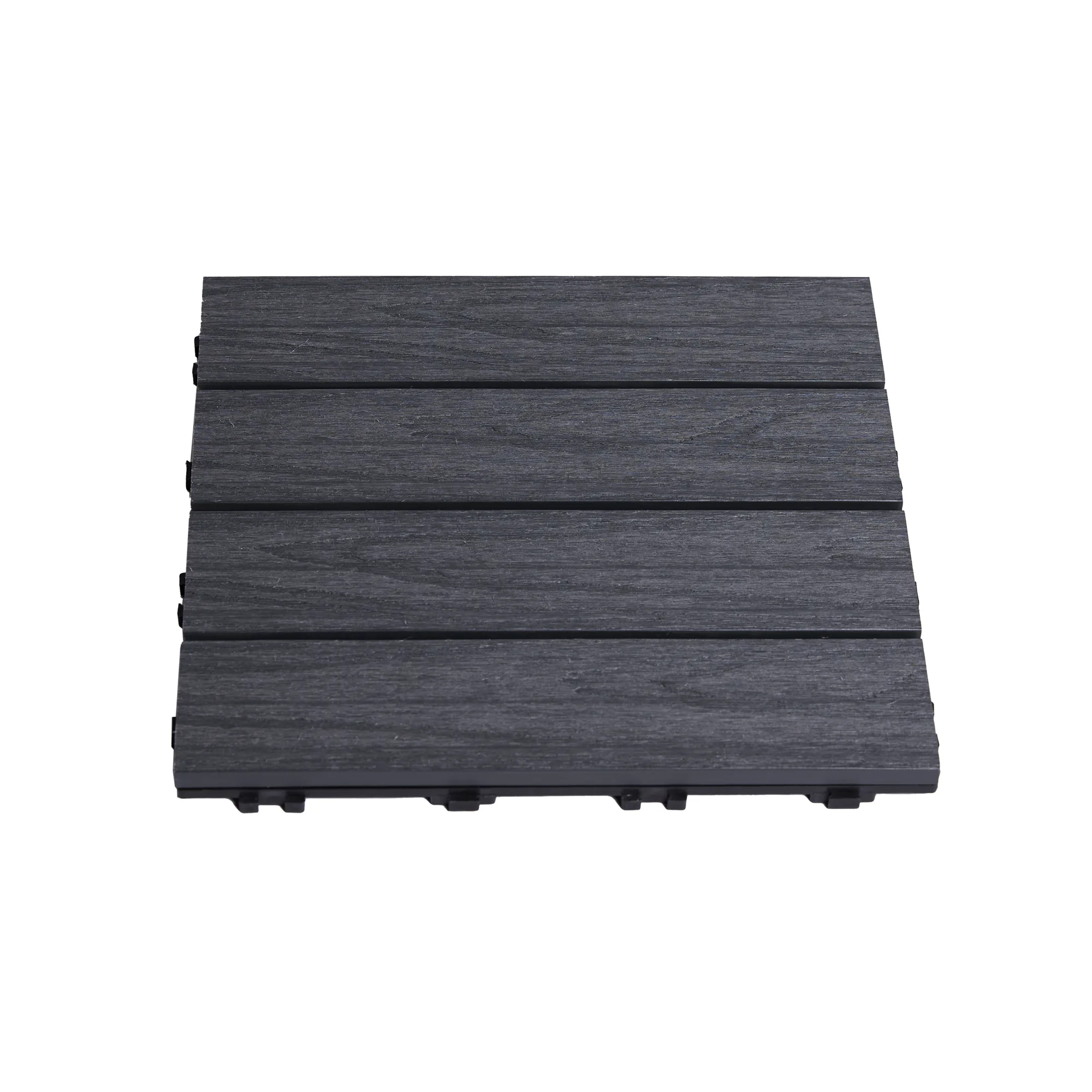 Terrassplatta Hortus Komposit 30X30 cm Antracitgrå 4-Pack