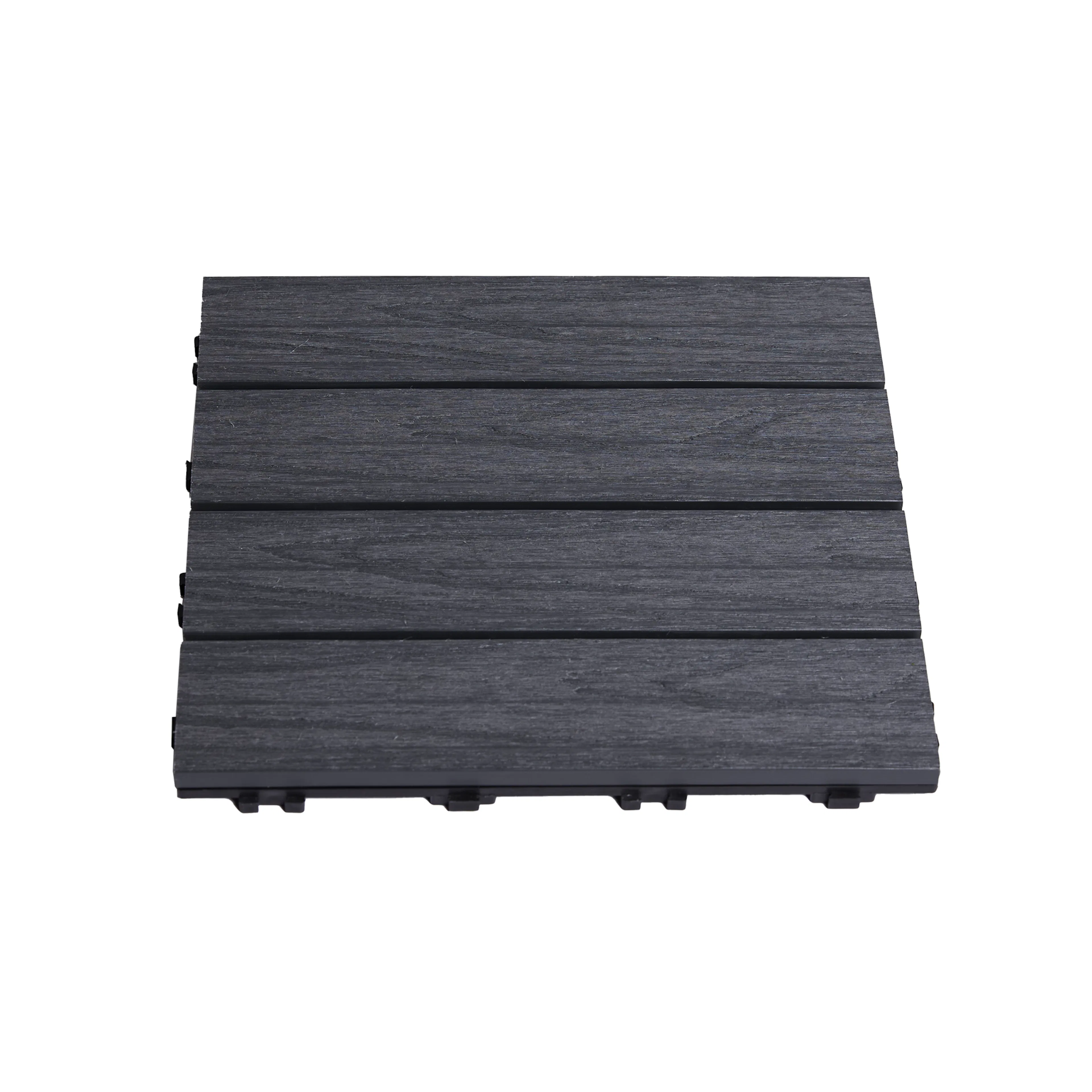 Terrassplatta Hortus Komposit 30X30 cm Antracitgrå 4-Pack