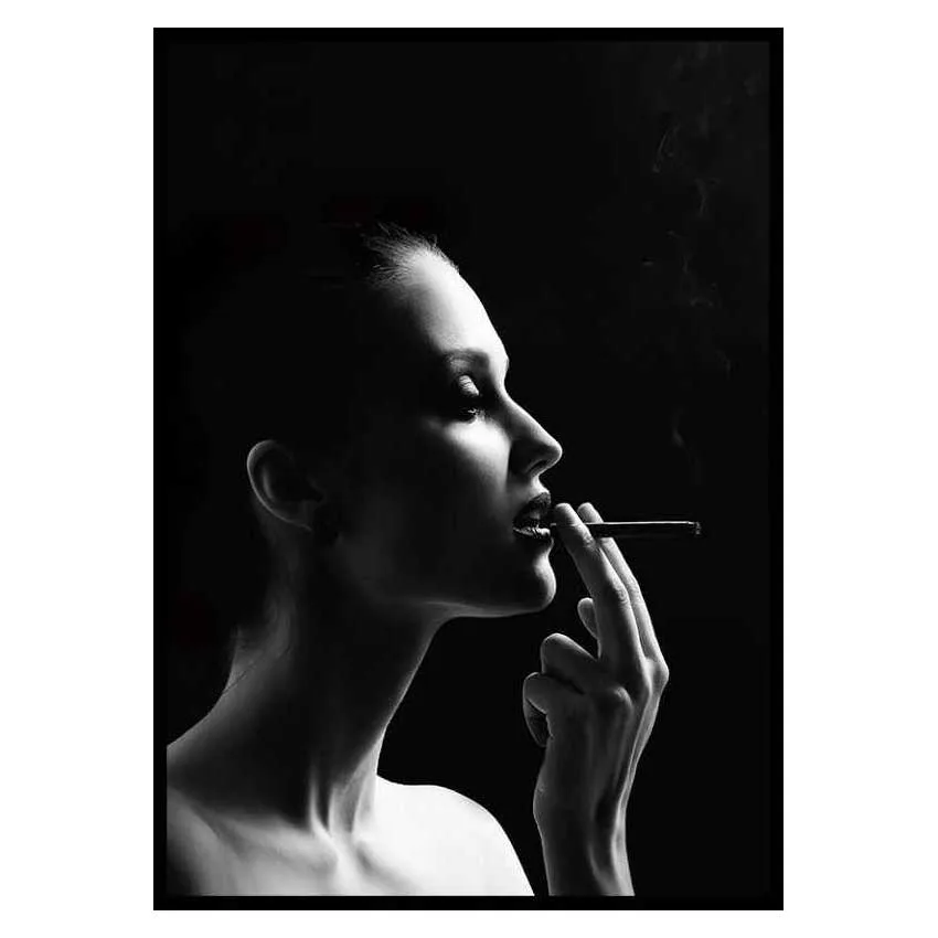 Poster Gallerix Smoking Woman