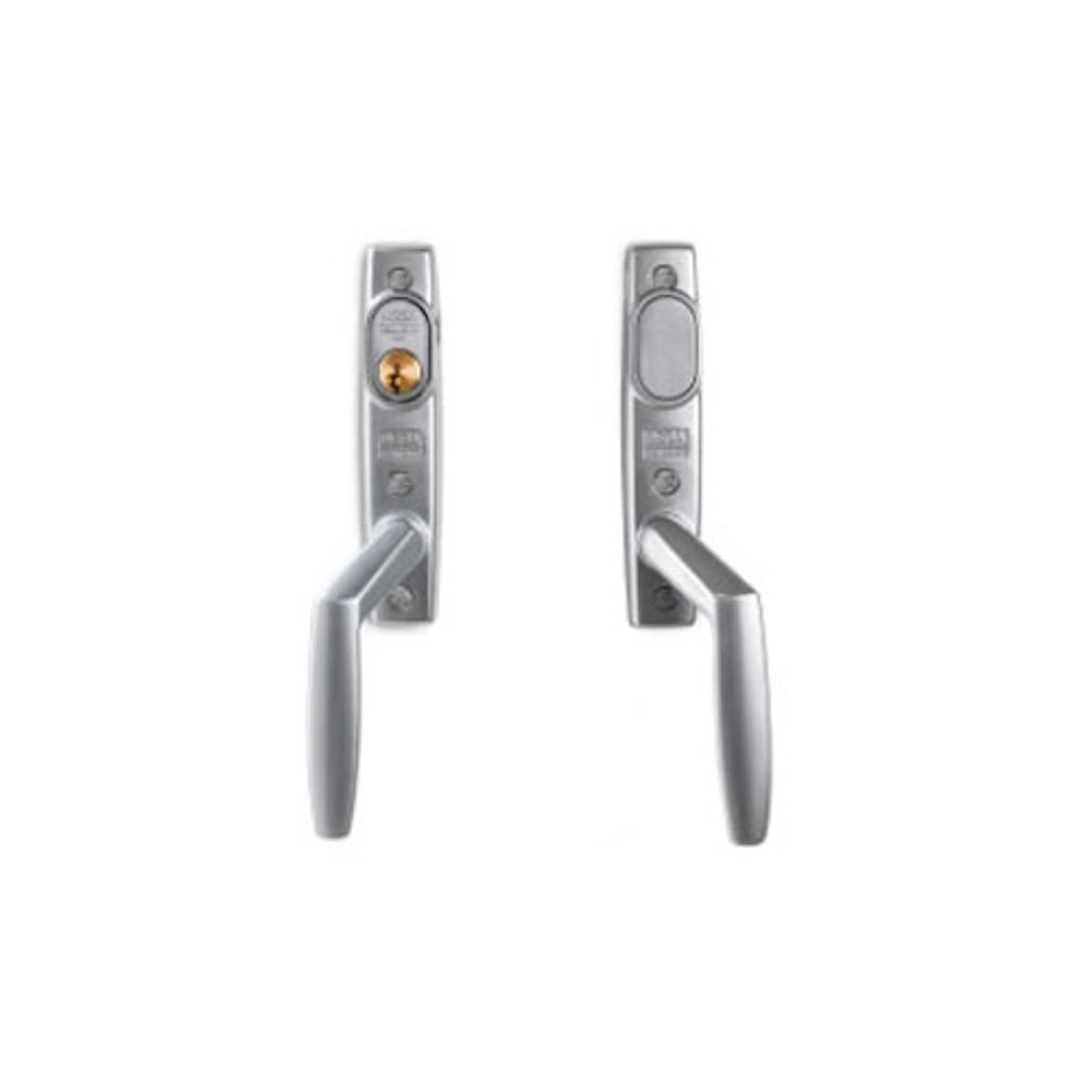 Handtag Vikdörr NorDan HelAlu ASSA 2130 Cylinder insida, slät utsida