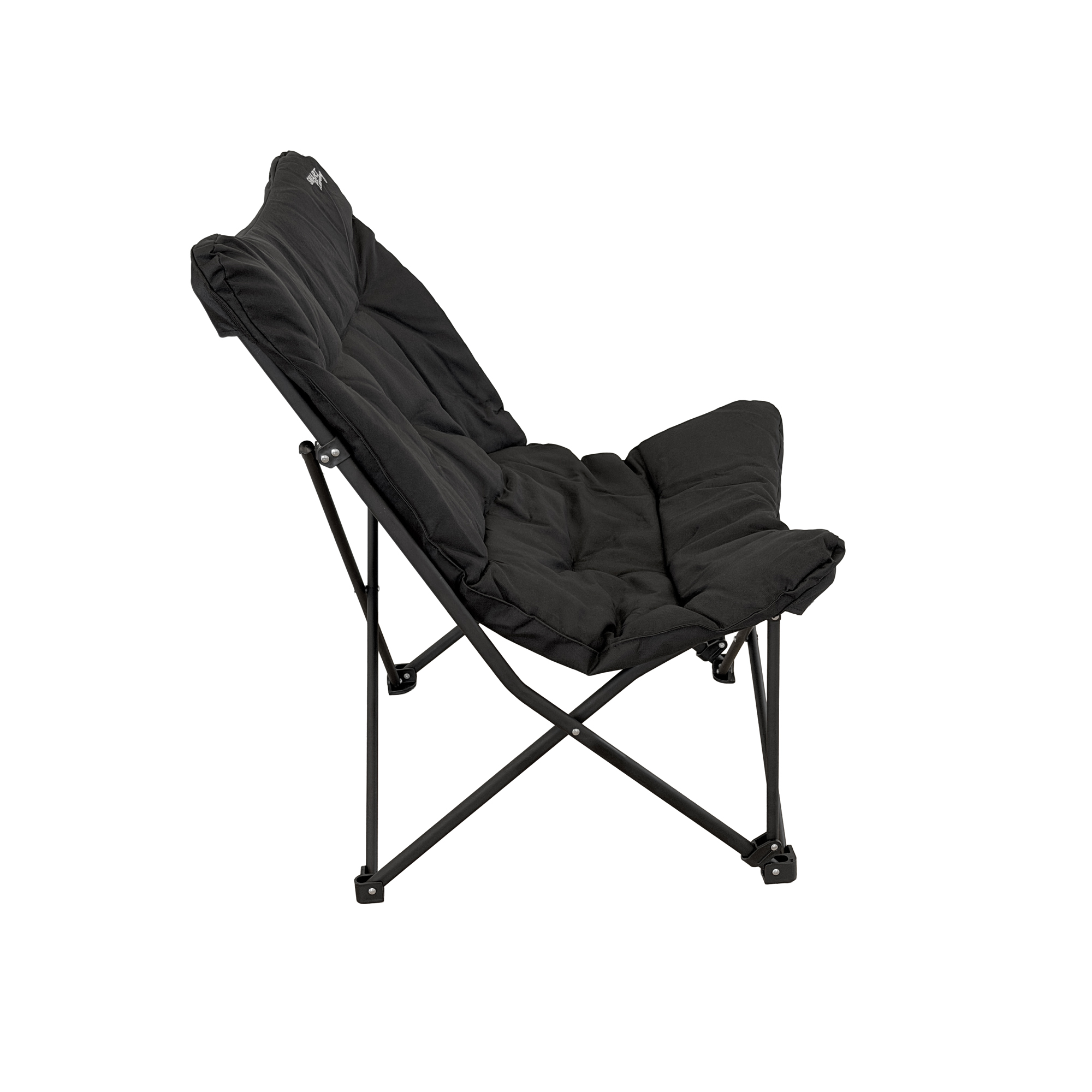 Campingstol Smart Living Lounge Black Edition