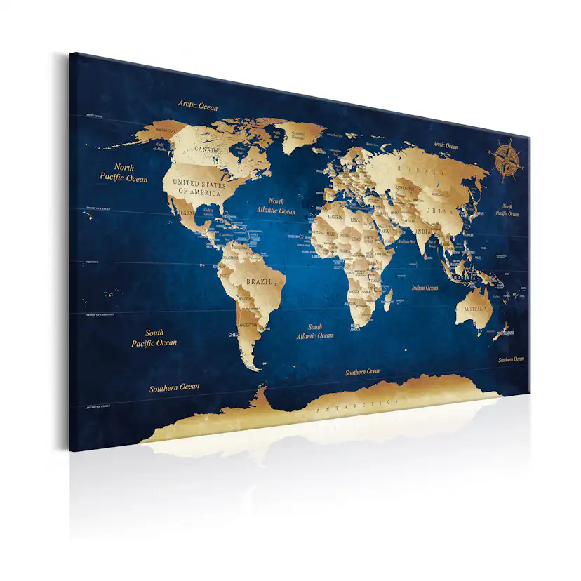 Tavla Arkiio World Map The Dark Blue Depths