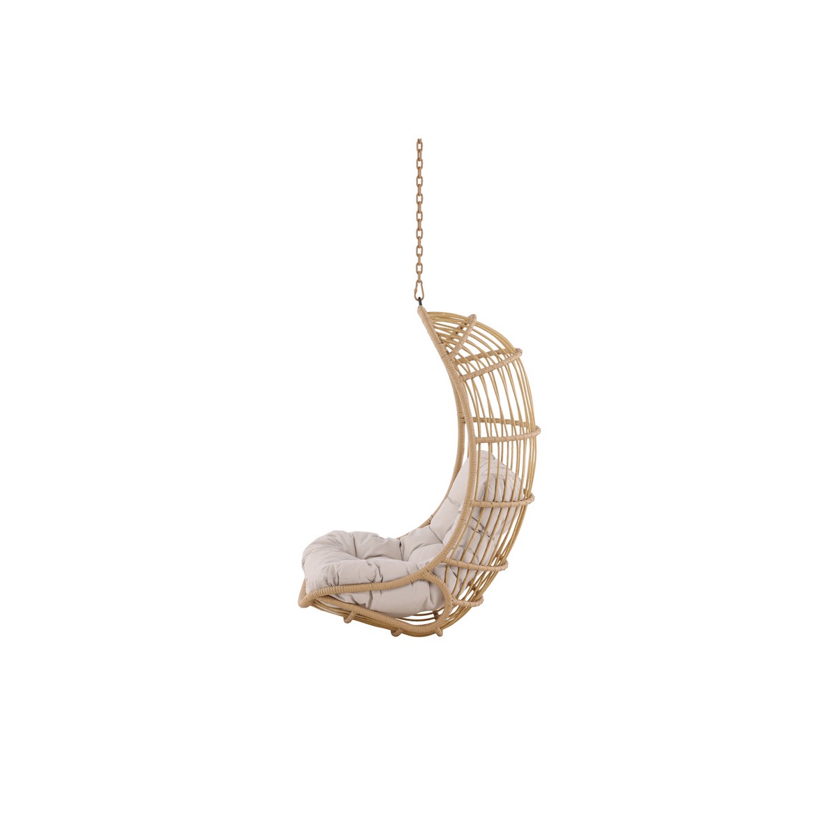 Pulau Hangingchair Rattan Nature / Creme Natur