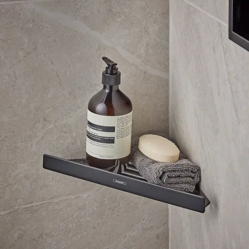Hansgrohe AddStoris Hörnhylla Mattsvart Mattsvart