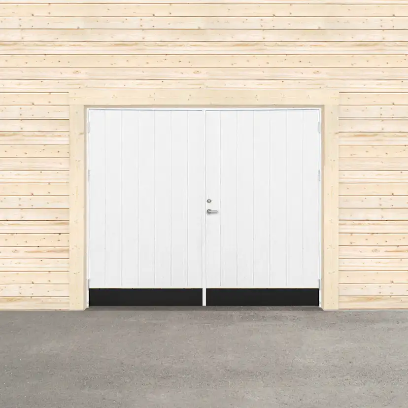 Garageport Sveadörren Varm Grundmålad
