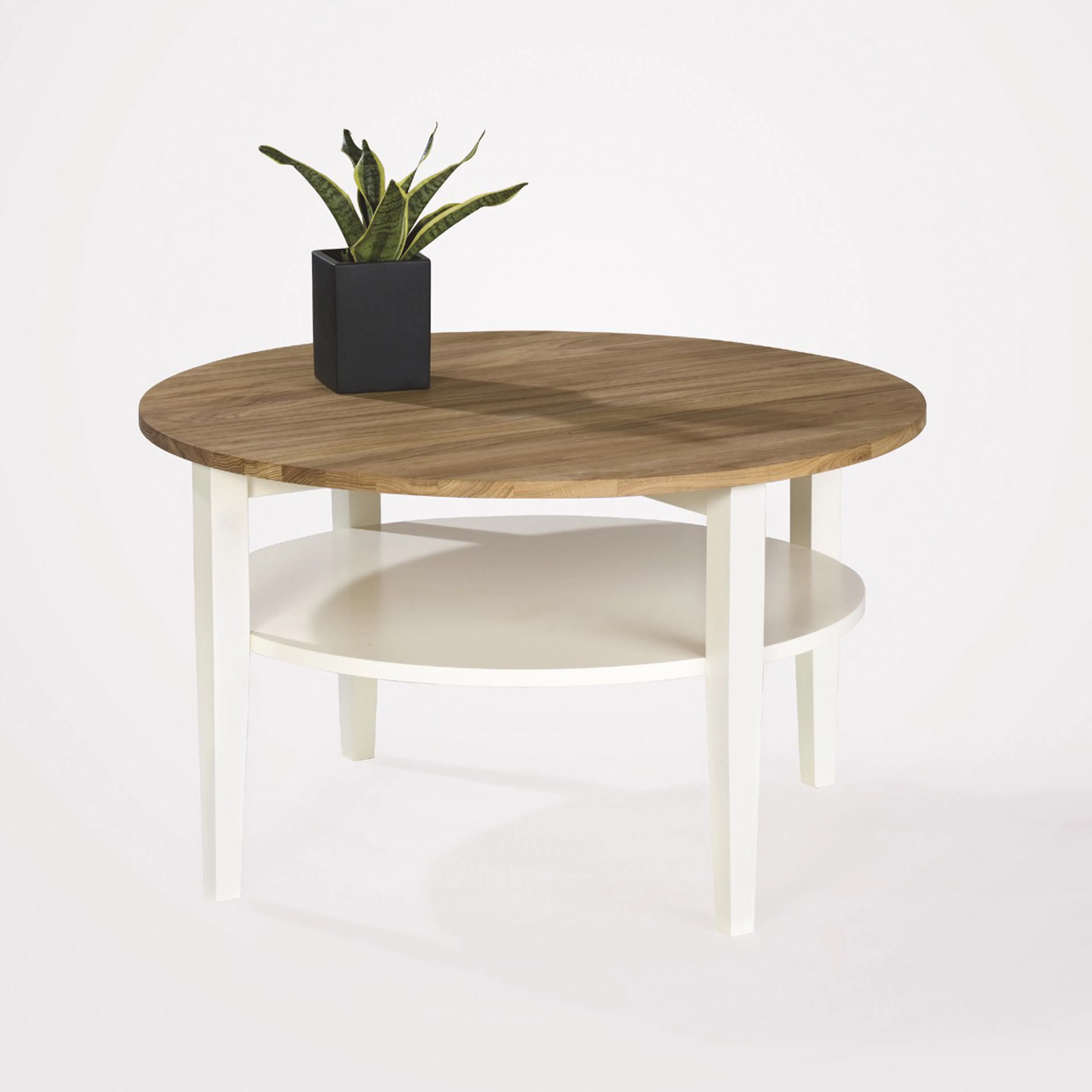 Soffbord Stenexpo Montana Runt Vardagsrumsbord i Ek Ø80cm