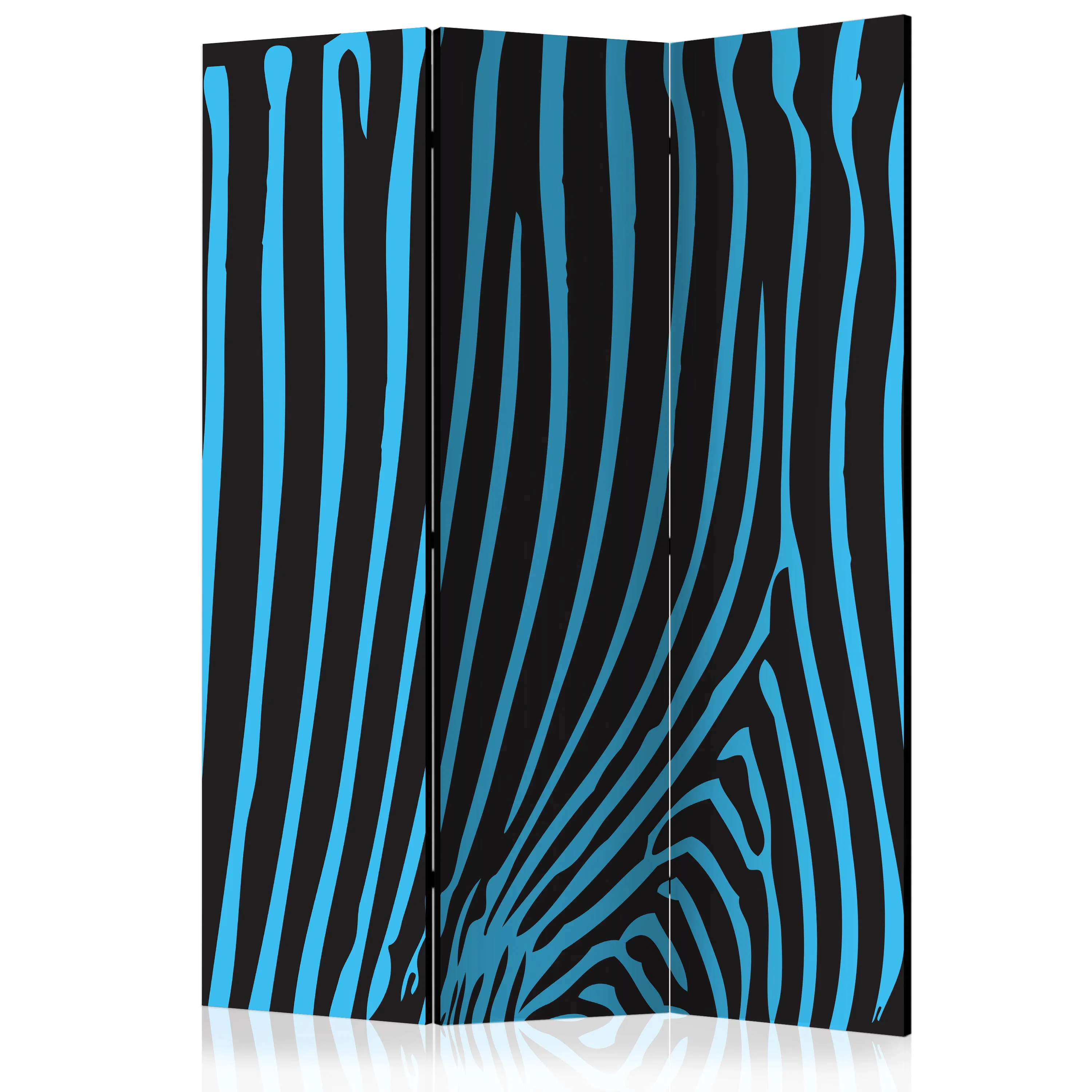 Rumsavdelare Arkiio Zebra Pattern Turquoise 135x172 cm