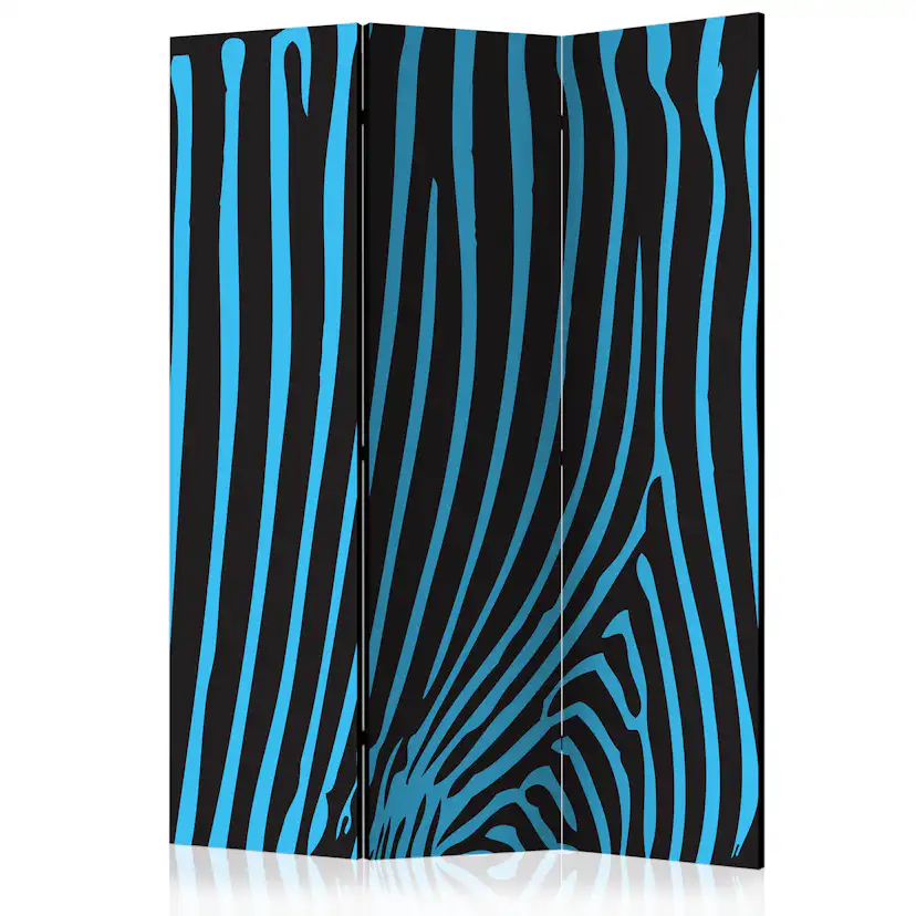 Rumsavdelare Arkiio Zebra Pattern Turquoise 135x172 cm