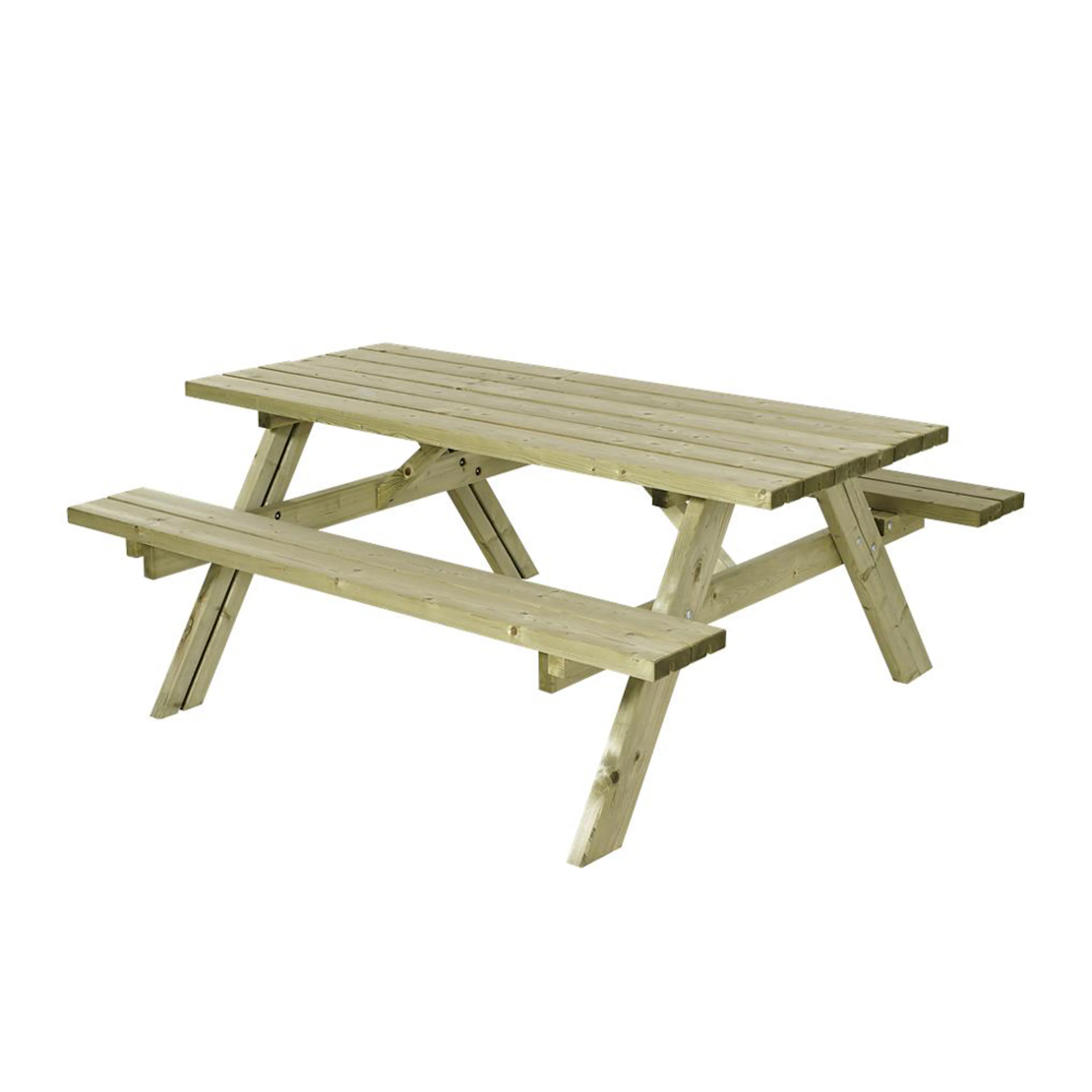 Bord/bænkesæt 42mm - Længde 177cm BxLxH: 1550x1770x710 mm