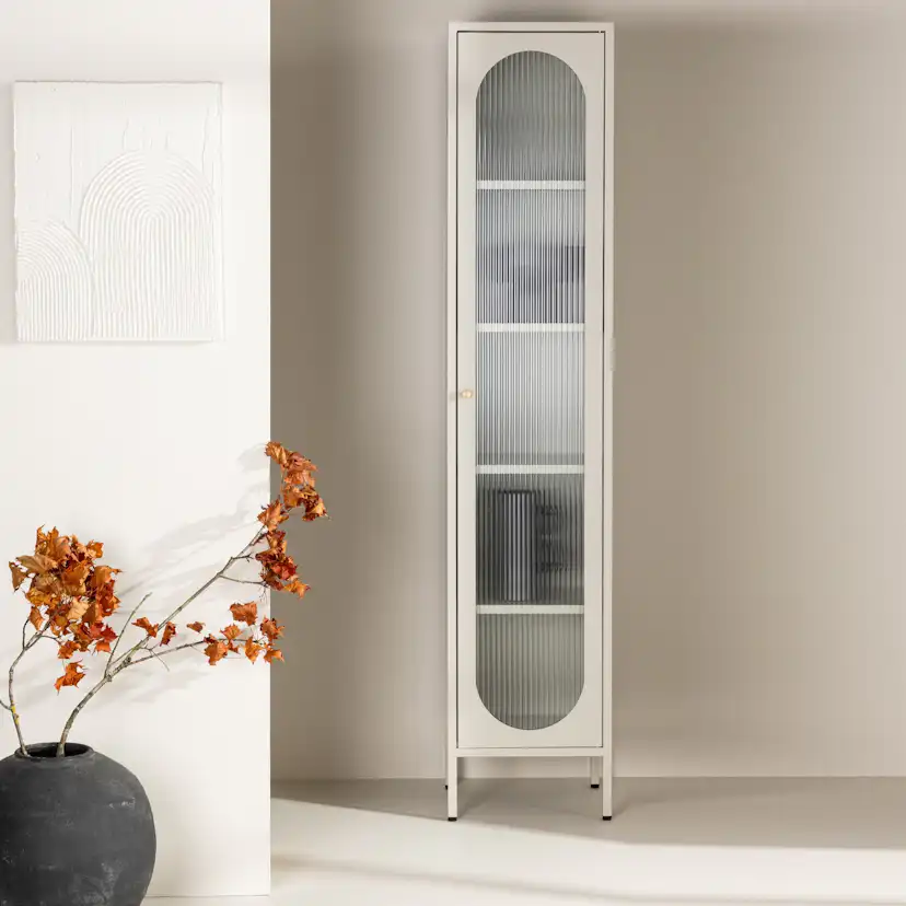 Cali Cabinet - Beige / Beige Beige