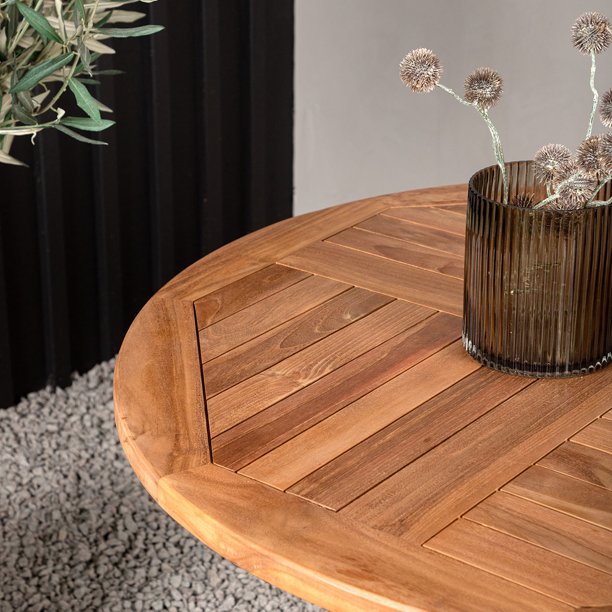 Utebord Venture Home Kenya Teak Ø100 cm