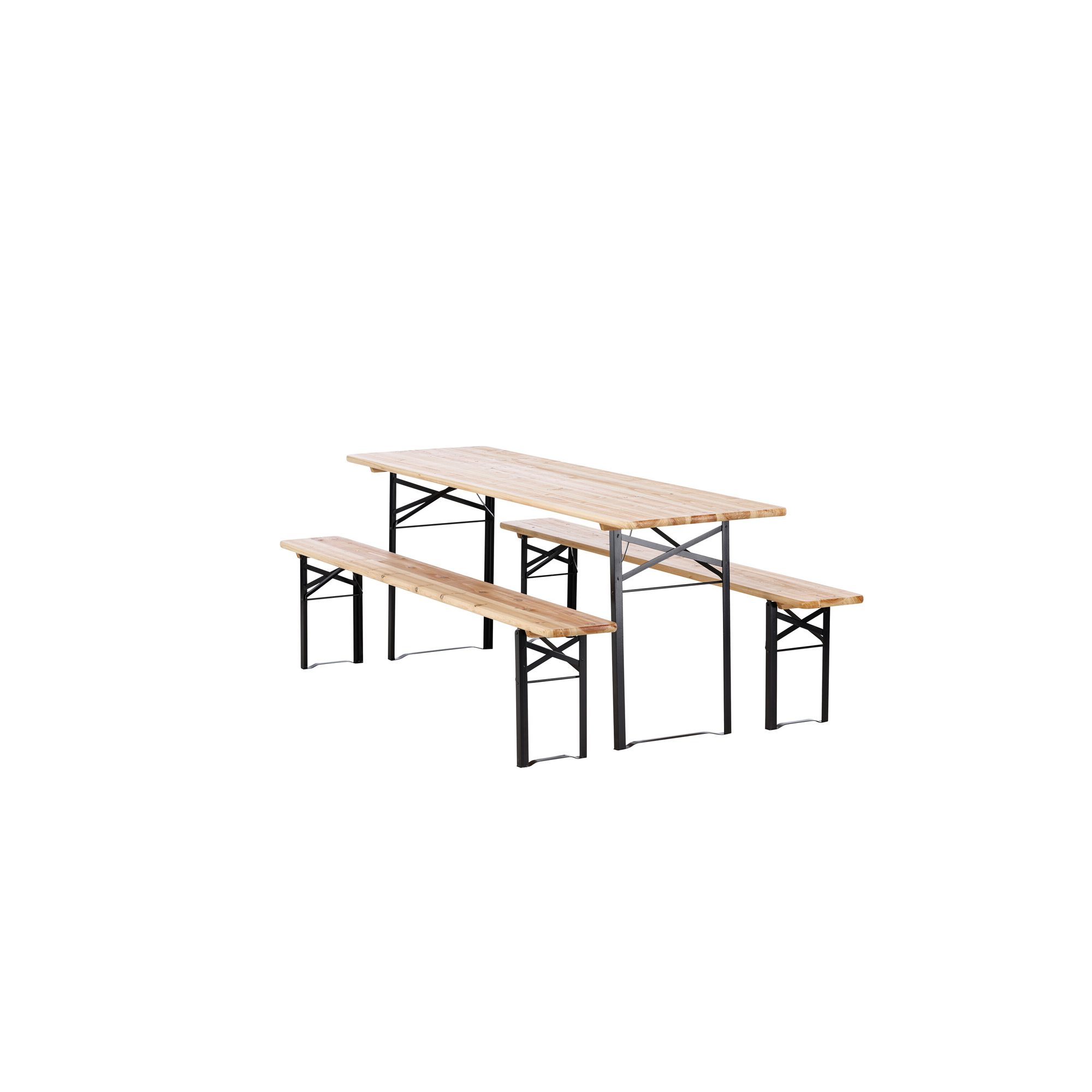 Bänkbord Venture Home Guniess Ihopfällbart Picknickbord med 6 Sittplatser