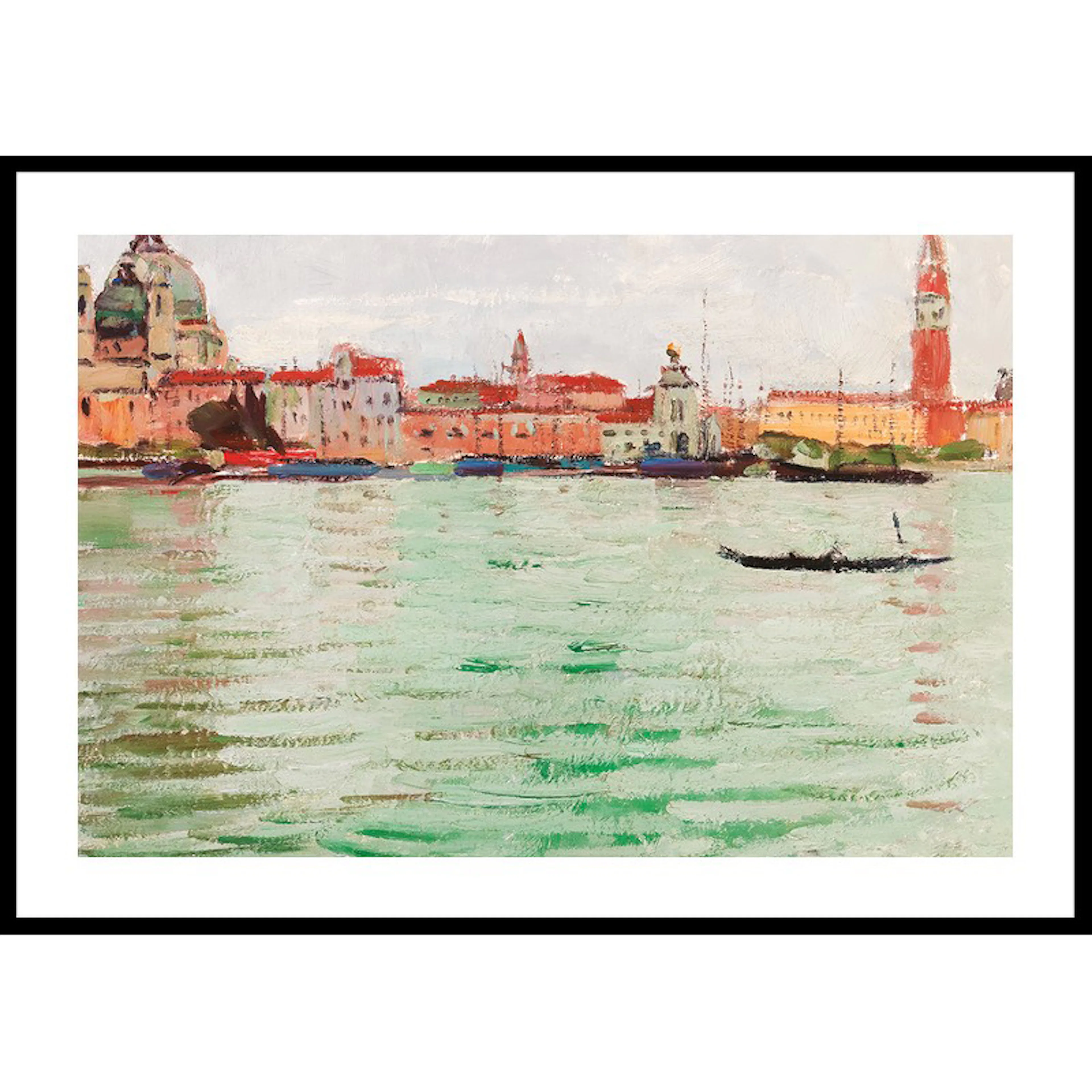 Poster Gallerix Venice Santa Maria Della Salute And Campanile Di San Marco By Carl Moll