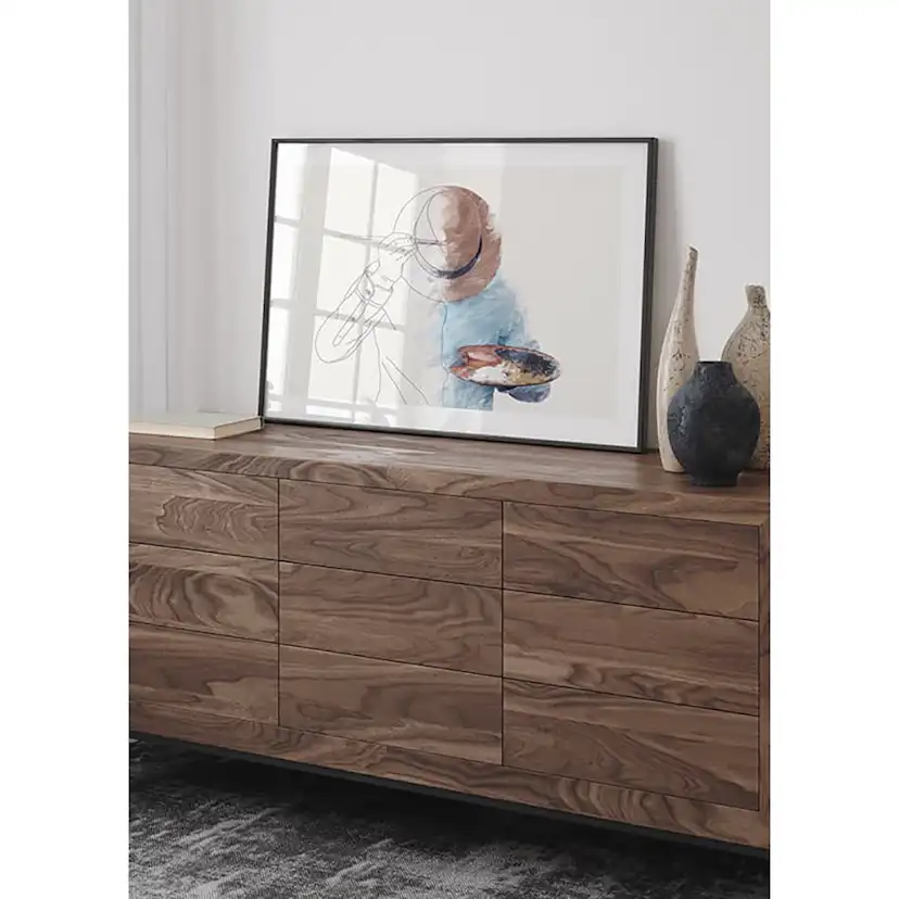 Poster Gallerix Painting Himself Surreal Identity