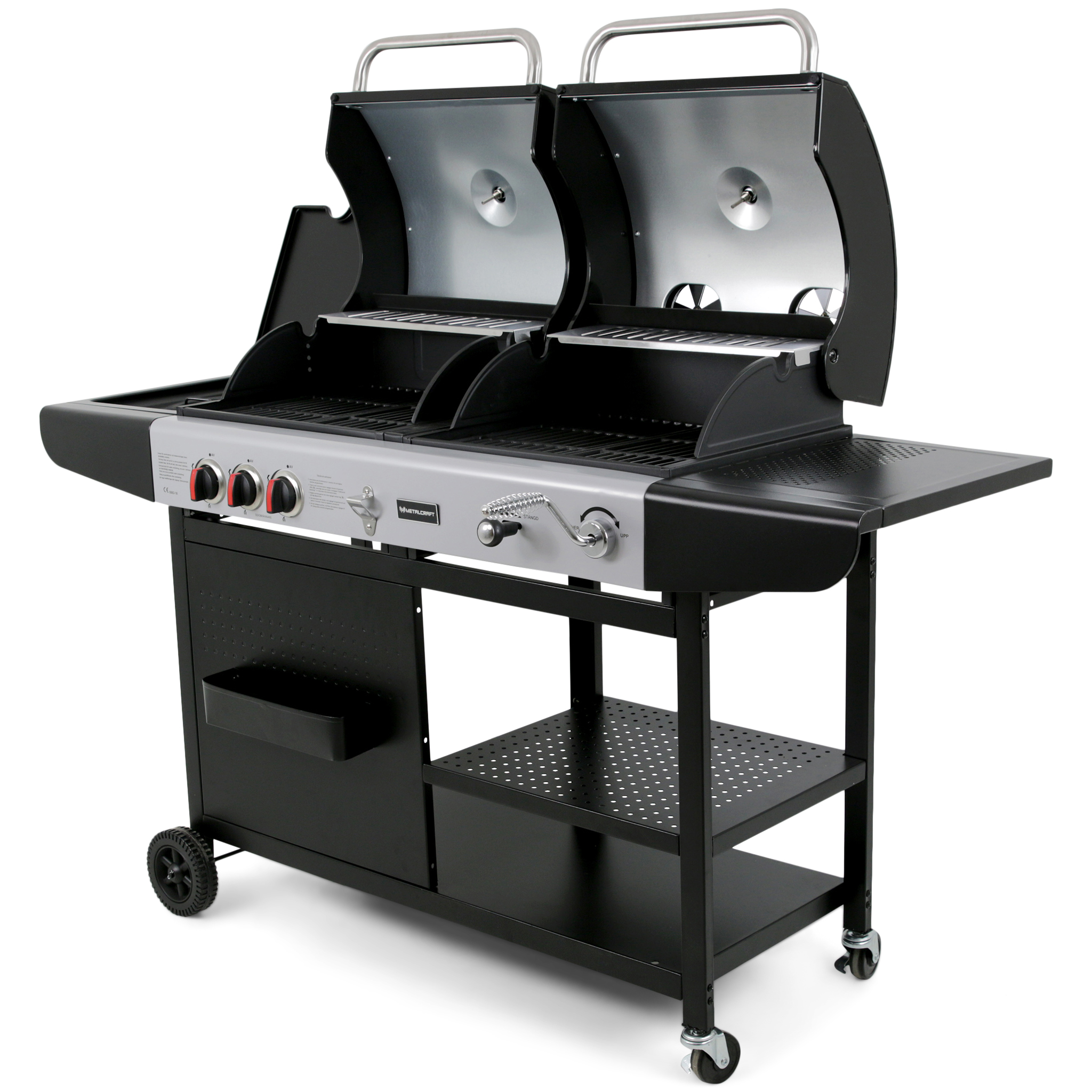 Gasol/Kolgrill Metalcraft Kombinationsgrill Aurora