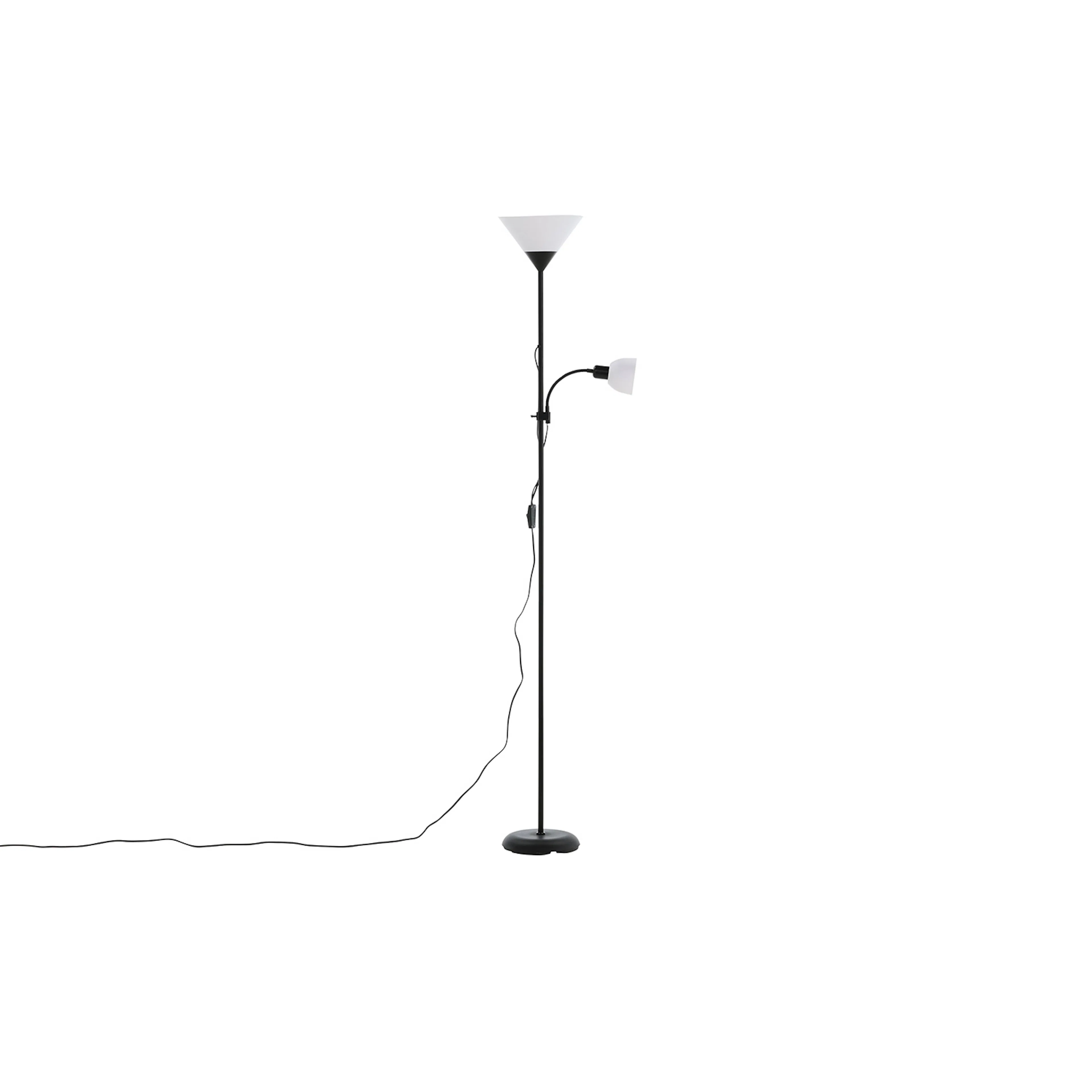 Bagasi -Floor Lamp - Black/White Vit/Svart