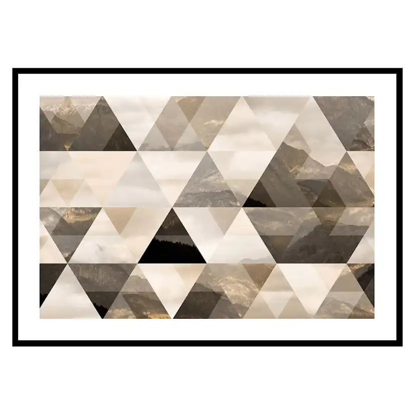 Poster Gallerix Geo Designed Landscape