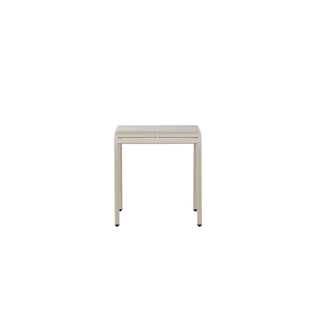 Borneo Cafetable Aluminium - Beige / Kvadrat 70*70* Beige
