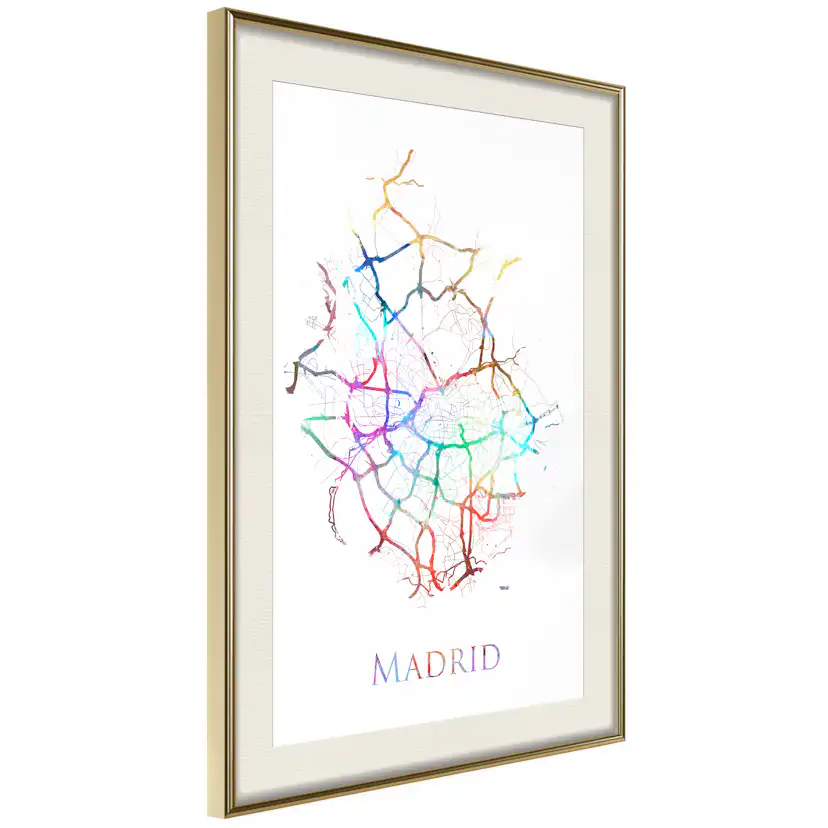 Poster Artgeist Affisch Madrid