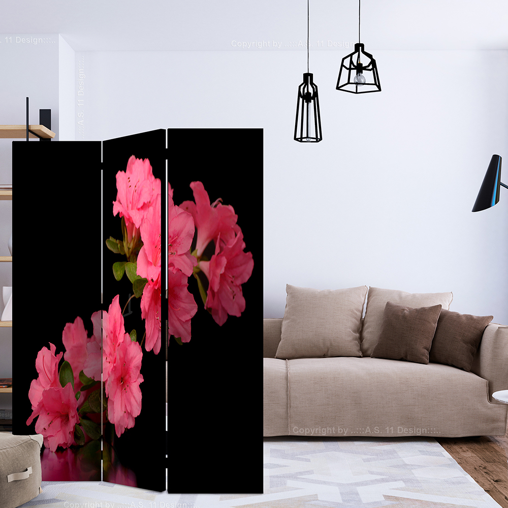 Rumsavdelare Skärmvägg Arkiio Azalea In Black 135x172 cm