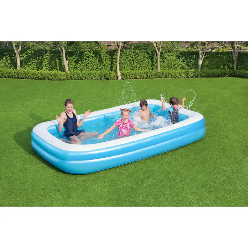 Familjepool Blå Rektangulär 305 x 183 x 46cm