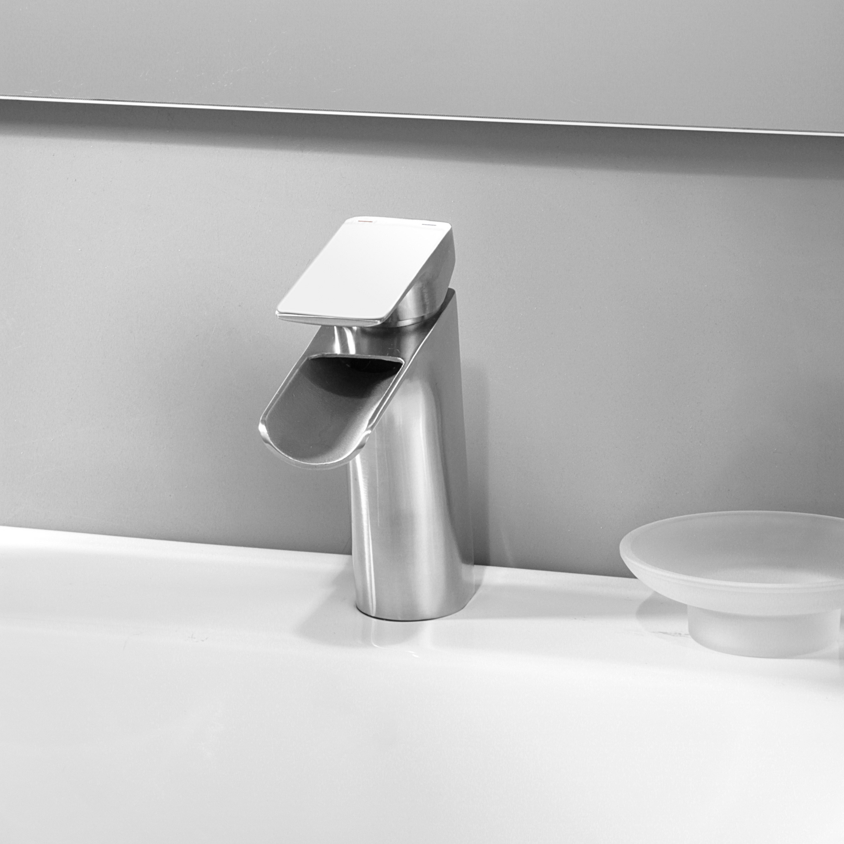 Tvättställsblandare Scandtap Steel Stream