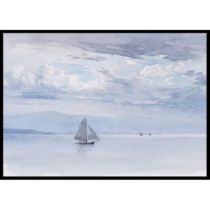 Poster Gallerix Criccieth N Wales By George Elbert Burr
