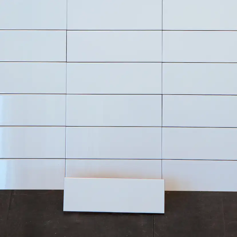 Kakel Arredo Color Pure Vit Blank 10x30 cm