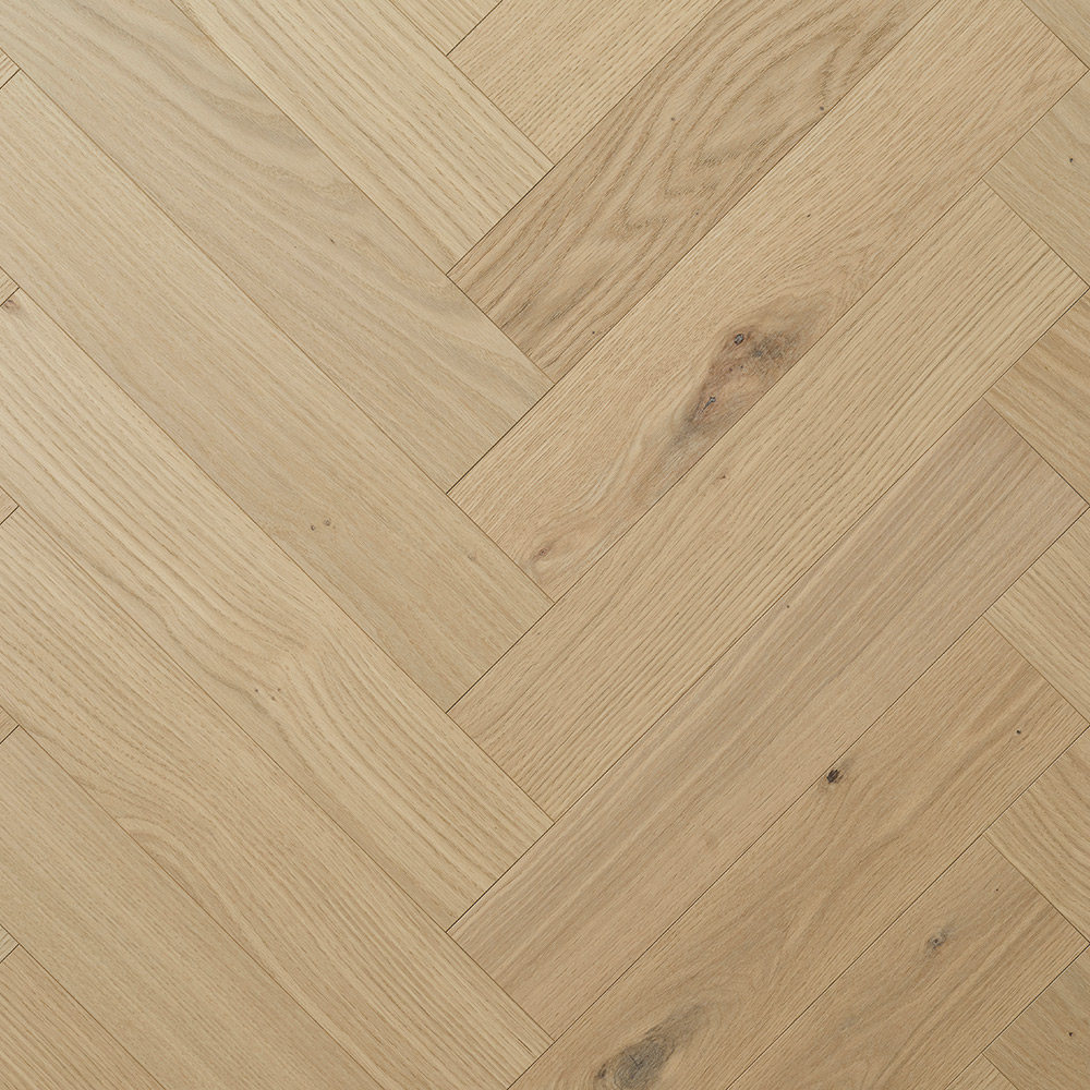Fiskbensparkett Moland Super Ek Herringbone Brisbane White Oak