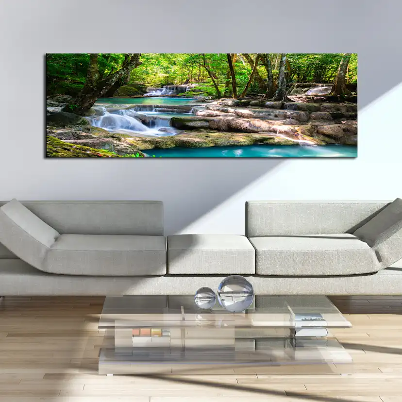 Tavla Arkiio Nature Forest Waterfall