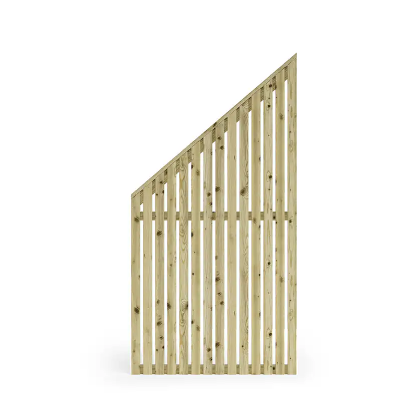 Skärm Jabo Vertikal 3 Tryckimpregnerad Gran 81,5x159/89 cm Vänst FSC (B)