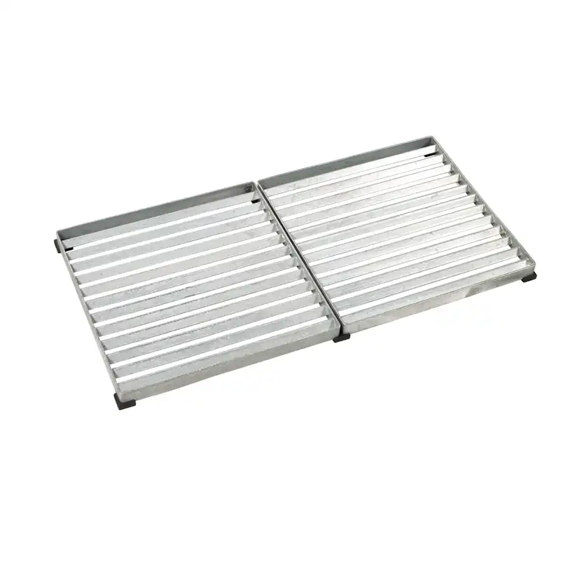 Cubic Entrégaller 40x80 cm - 2 plattar 40x40 cmVarmgalvanis H: 35 mm
