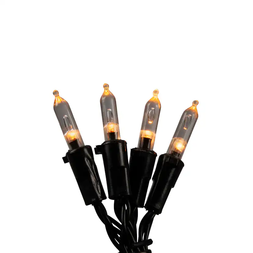 Ljusslinga Gnosjö Konstsmide Batteridriven 80st LED-lampor Amber Utomhus med Timer